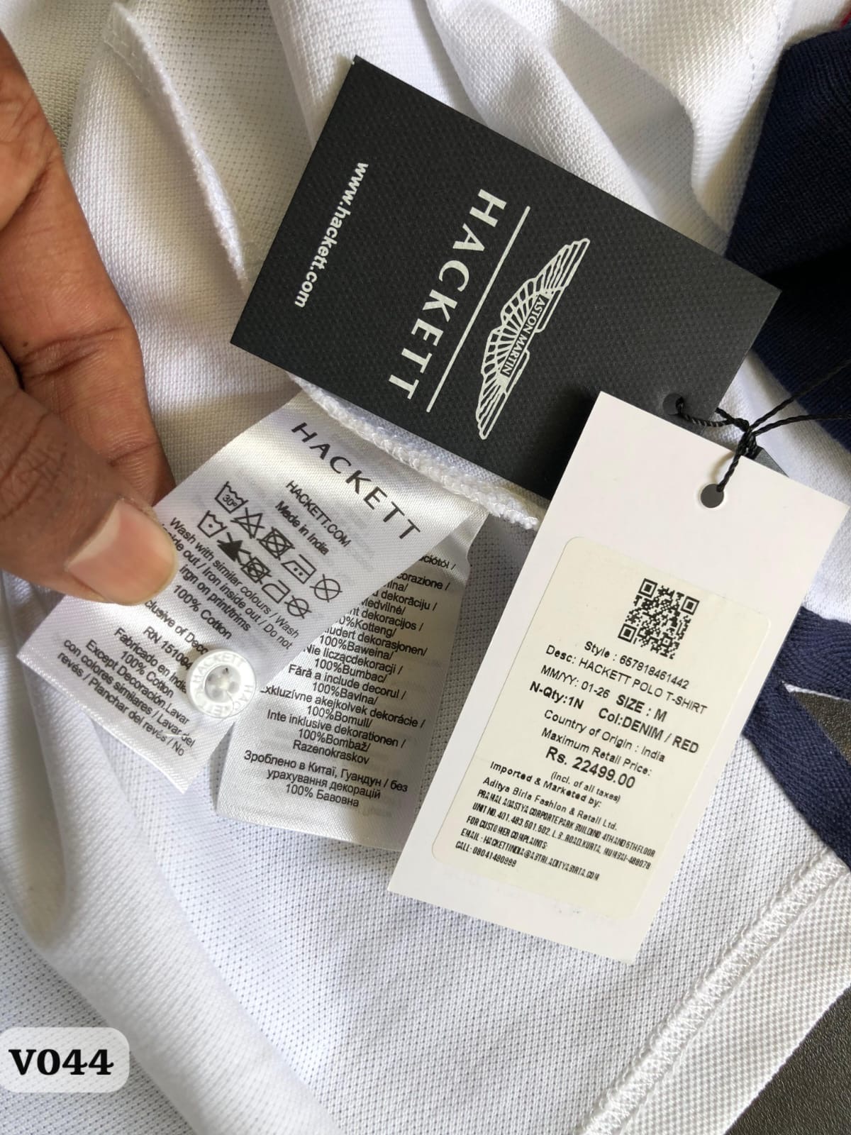 HACKET PREMIUM POLO - Dark Blue View 2