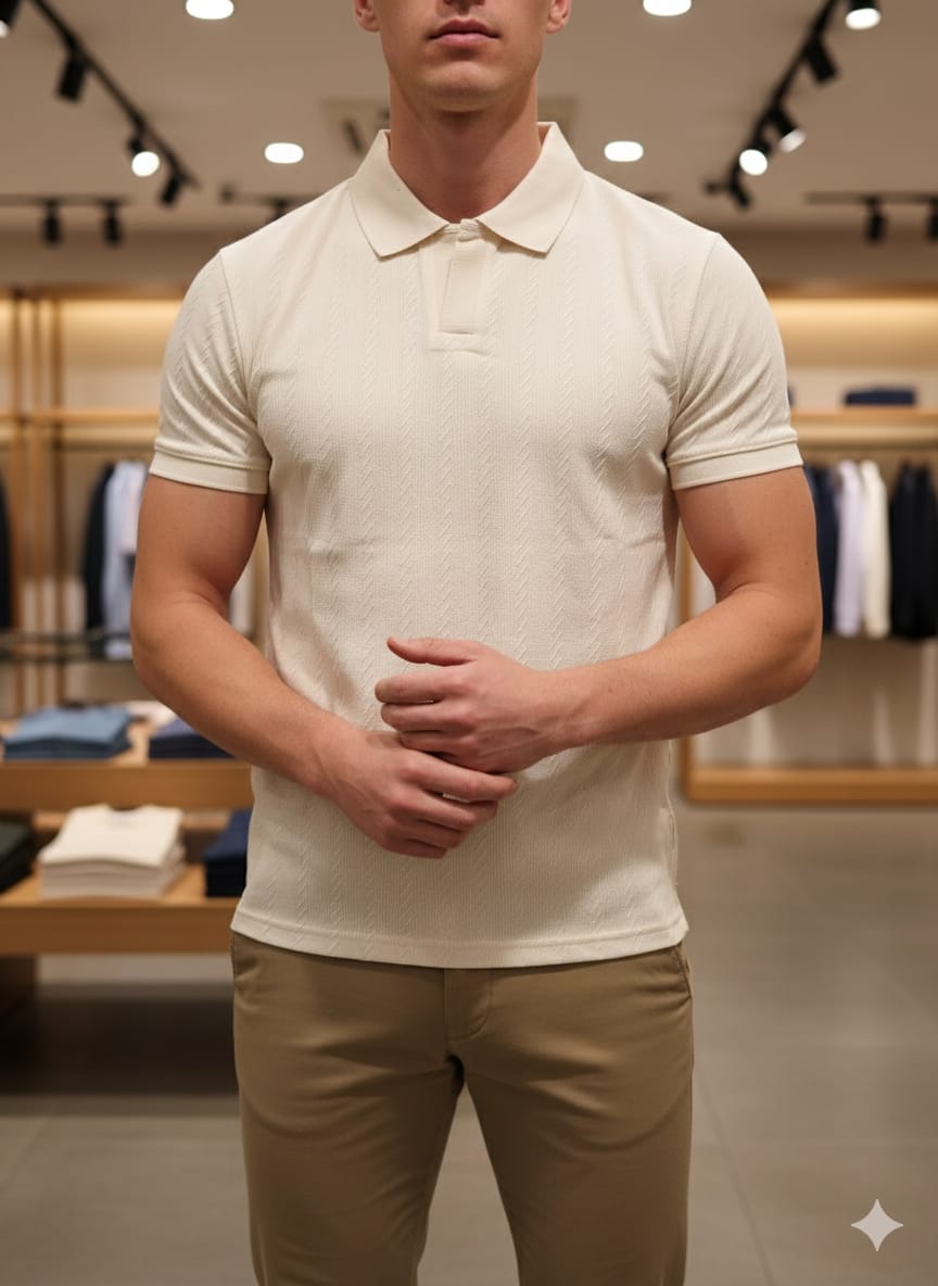 DIVERGE POLO NECK T-SHIRT VV Hover