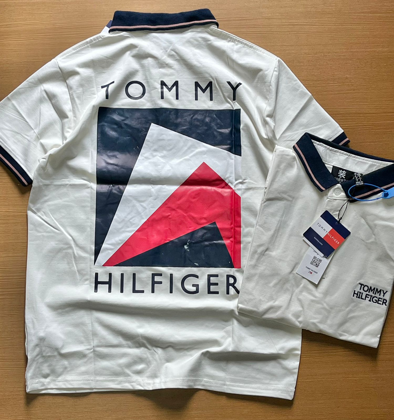 TONNY POLO NECK T-SHIRT B - White View 2