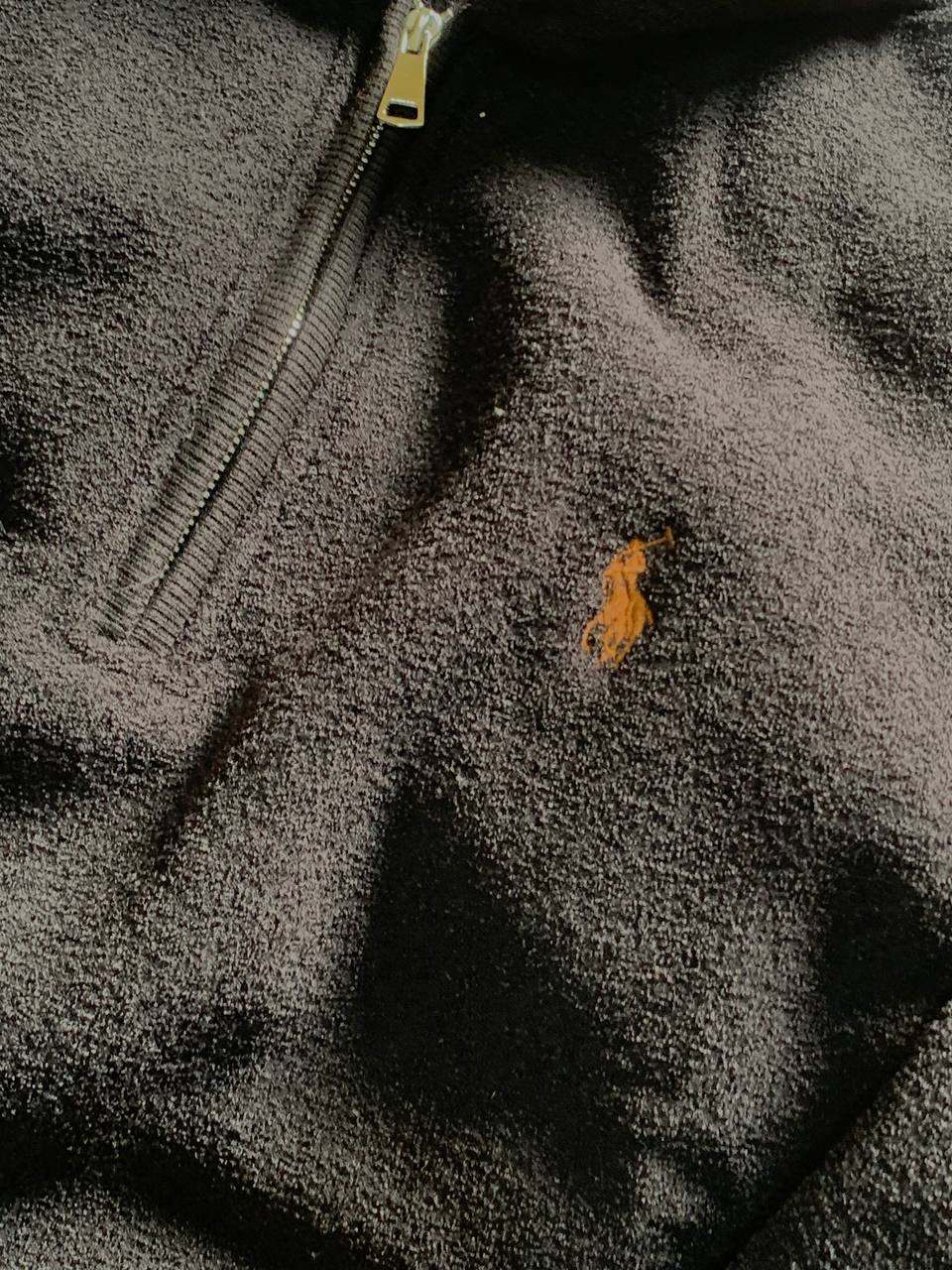 POLO NECK FULL SLEEVE T-SHIRT FFH - Black View 2