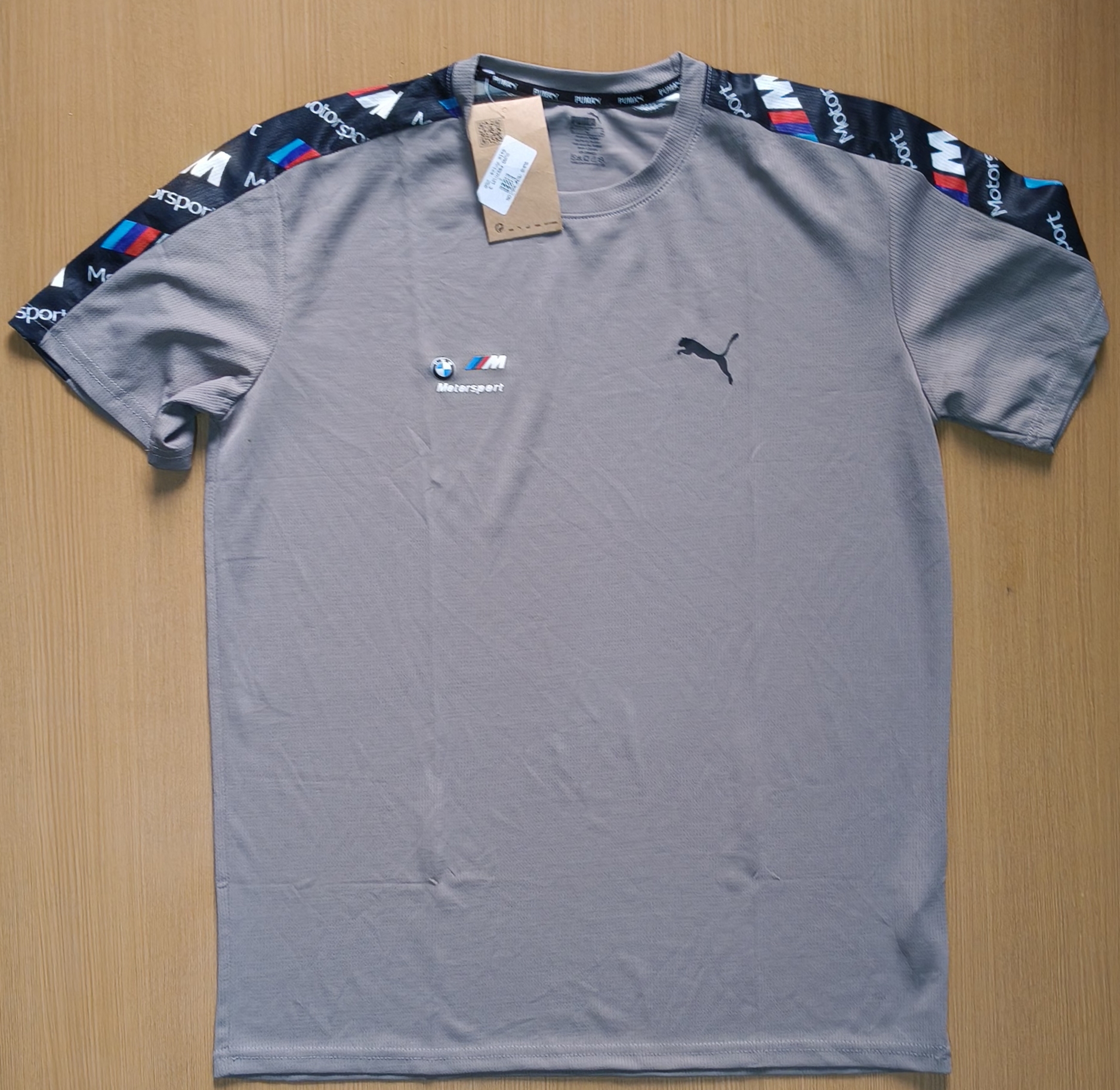 PUNA ROUND NECK T-SHIRT BBV - GREY View 2