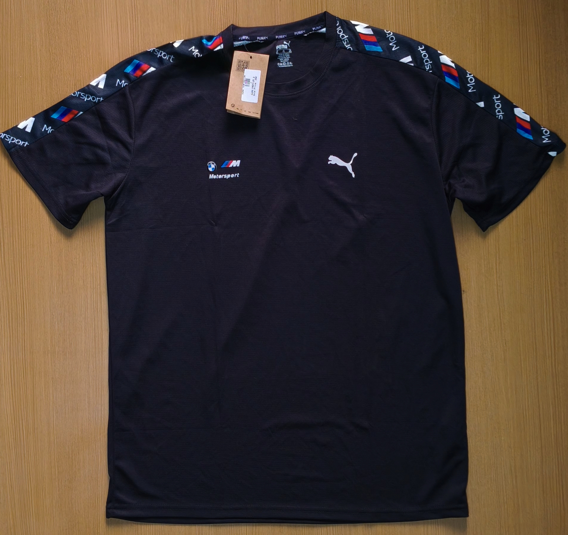 PUNA ROUND NECK T-SHIRT BBV - Black View 2