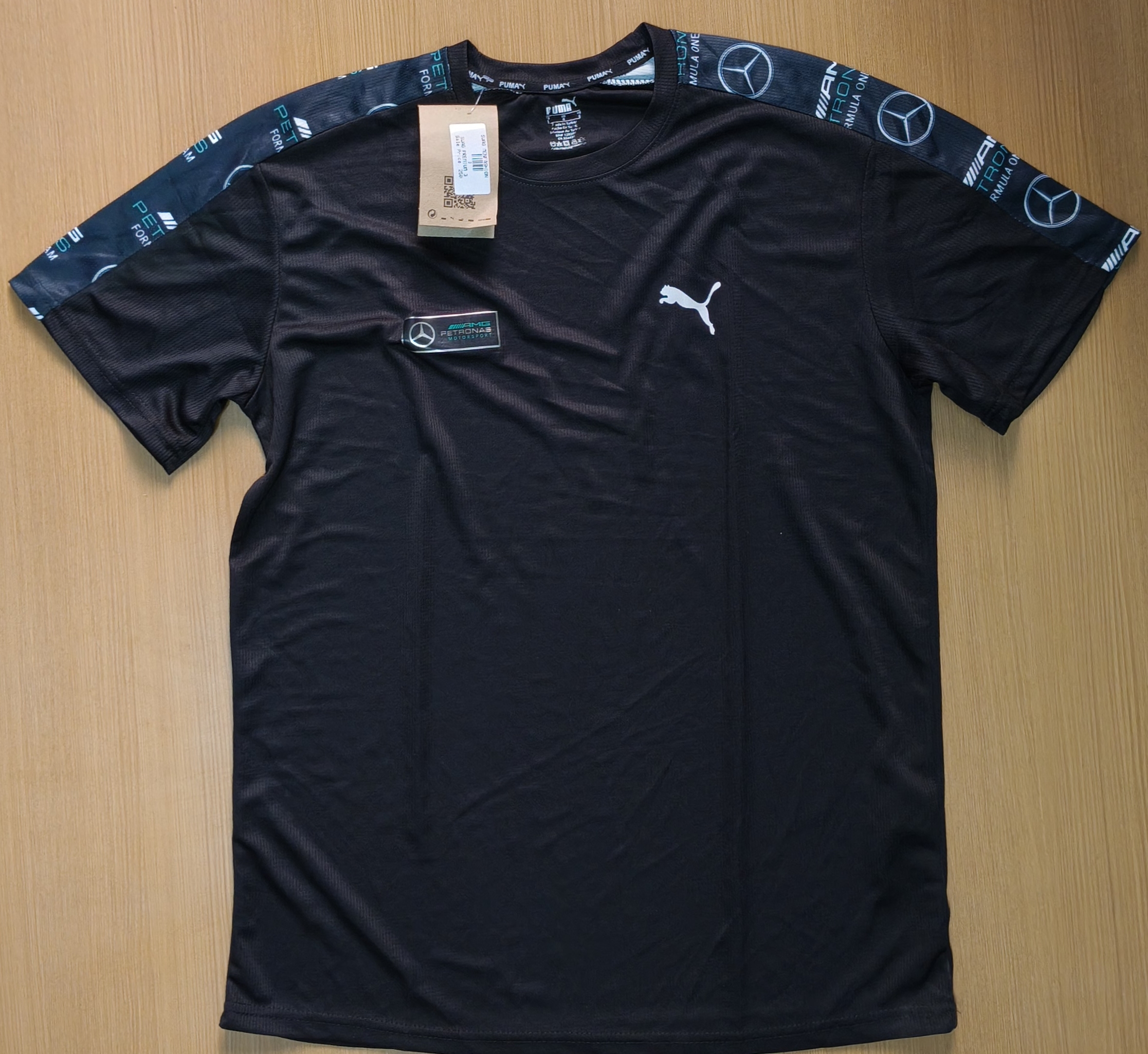 PUNA ROUND NECK T-SHIRT MSNS - Black View 2