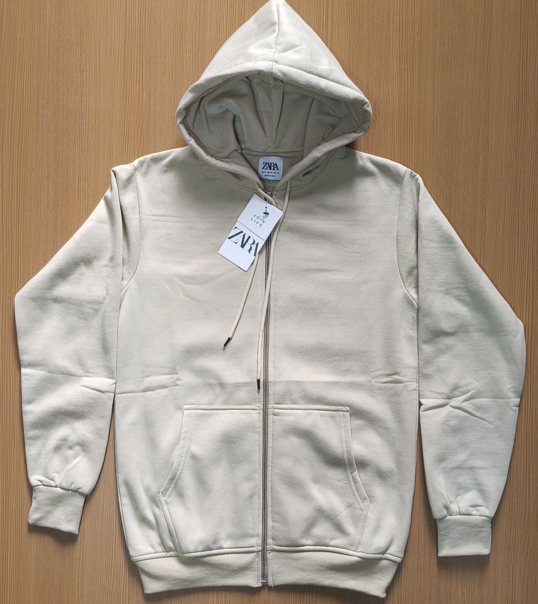 ZARA HOODIE - GREENISH View 2