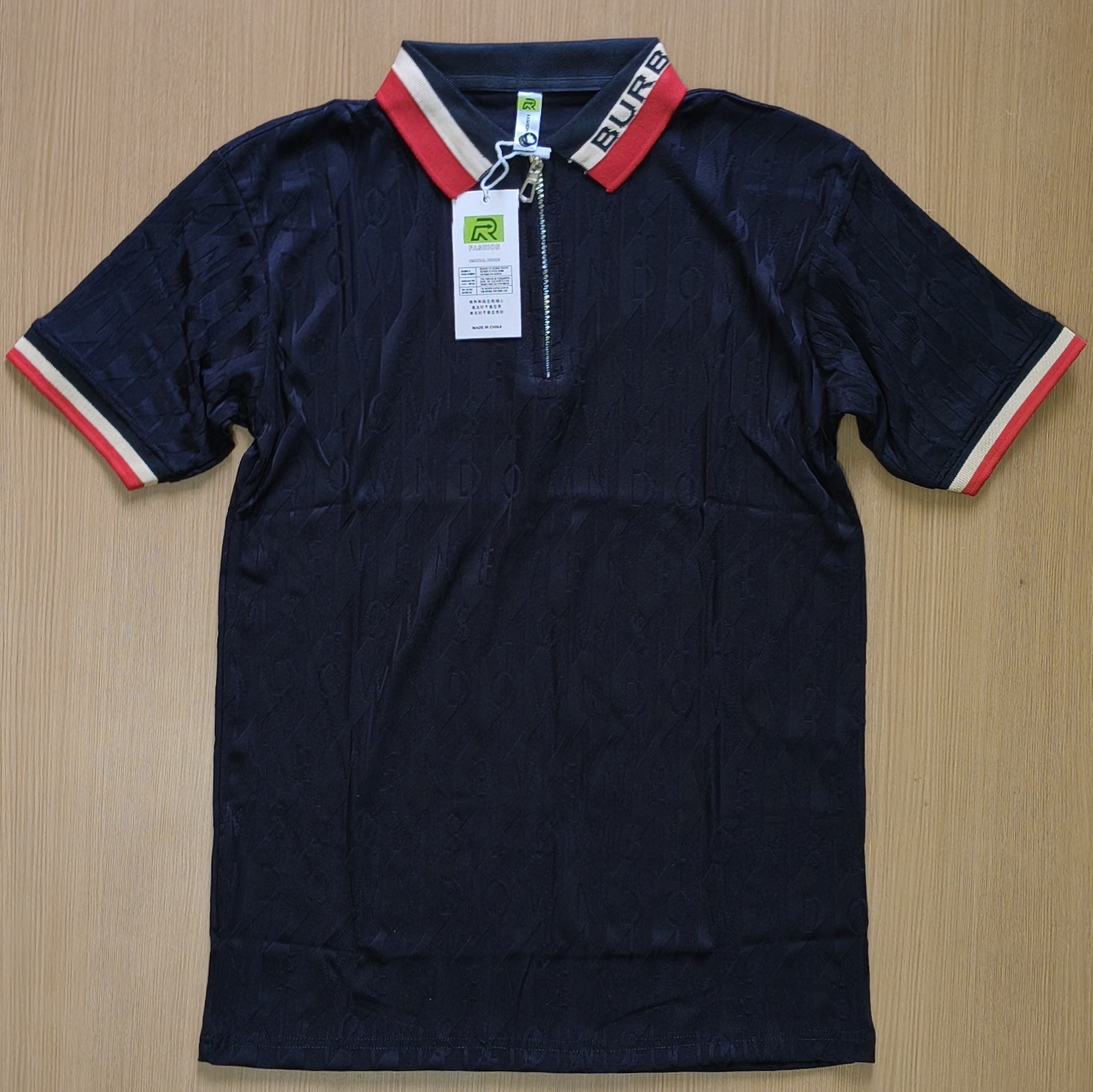 IMP POLO NECK T-SHIRT NBX - Black View 2