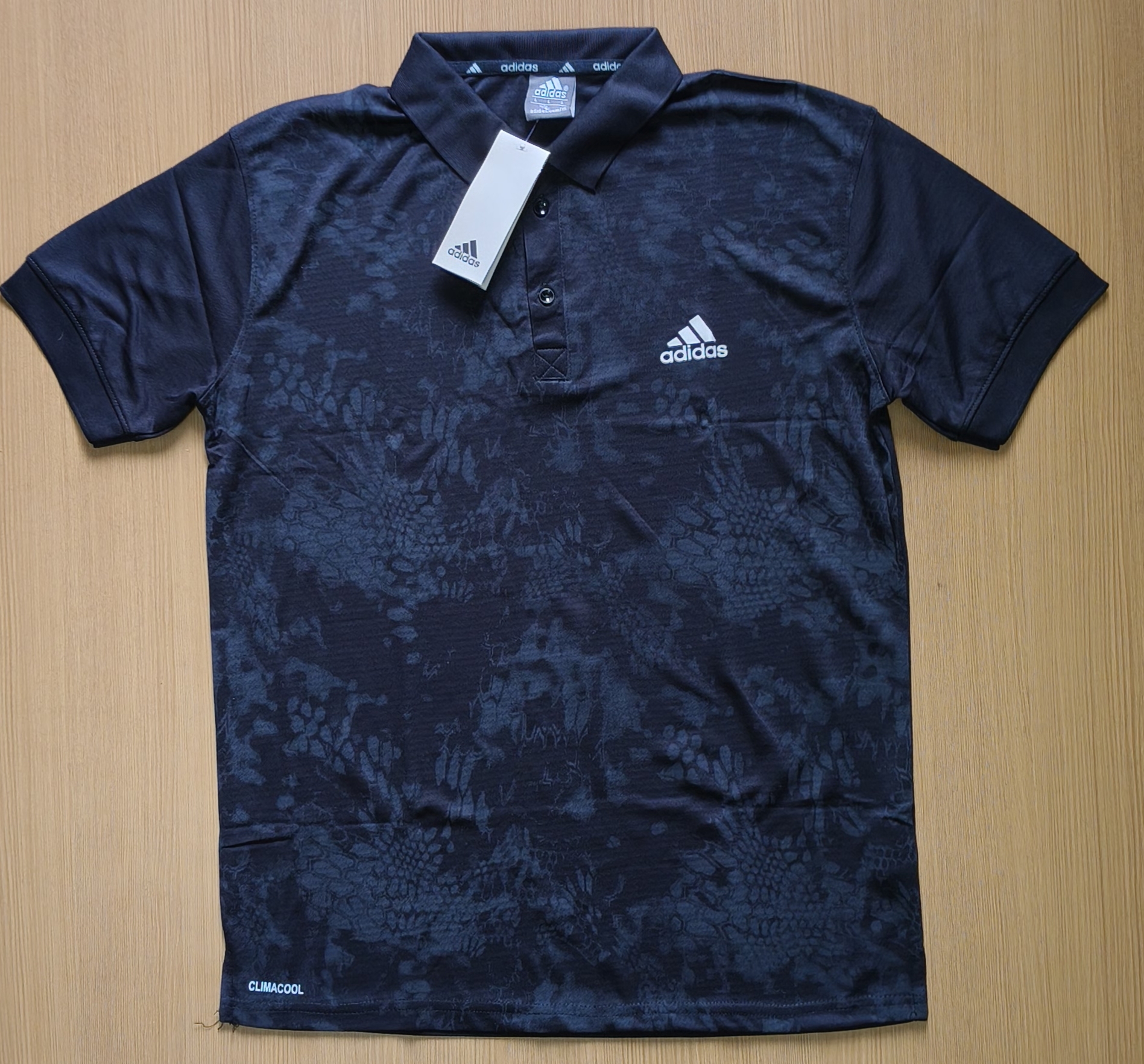 ADIDIS POLO NECK T-SHIRT JCJ - Black View 2