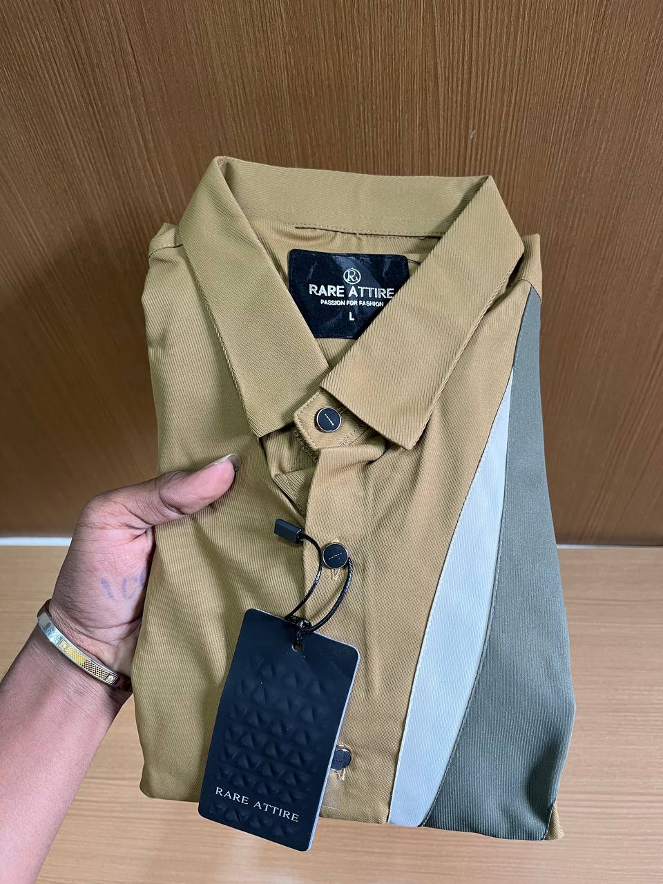 RARE ATTIRE SHIRTg - Light Brown View 2