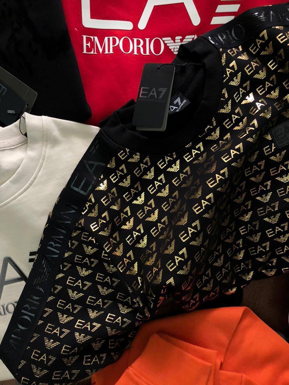 ARMANI ENCHNAGE SWEATSHIRT NDMM - Black View 2