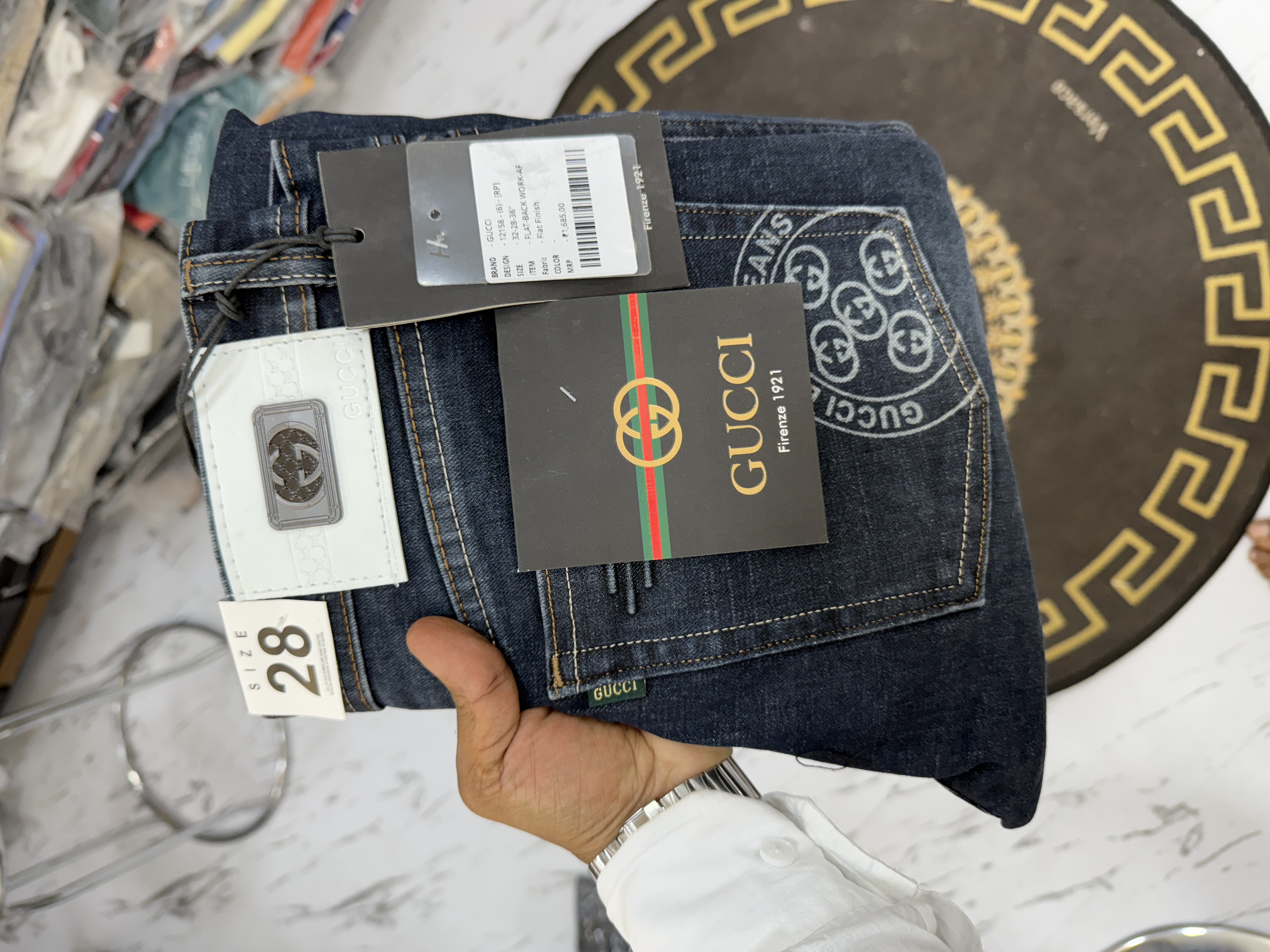 GUCCL IMPORTED JEANS - Dark Blue View 2