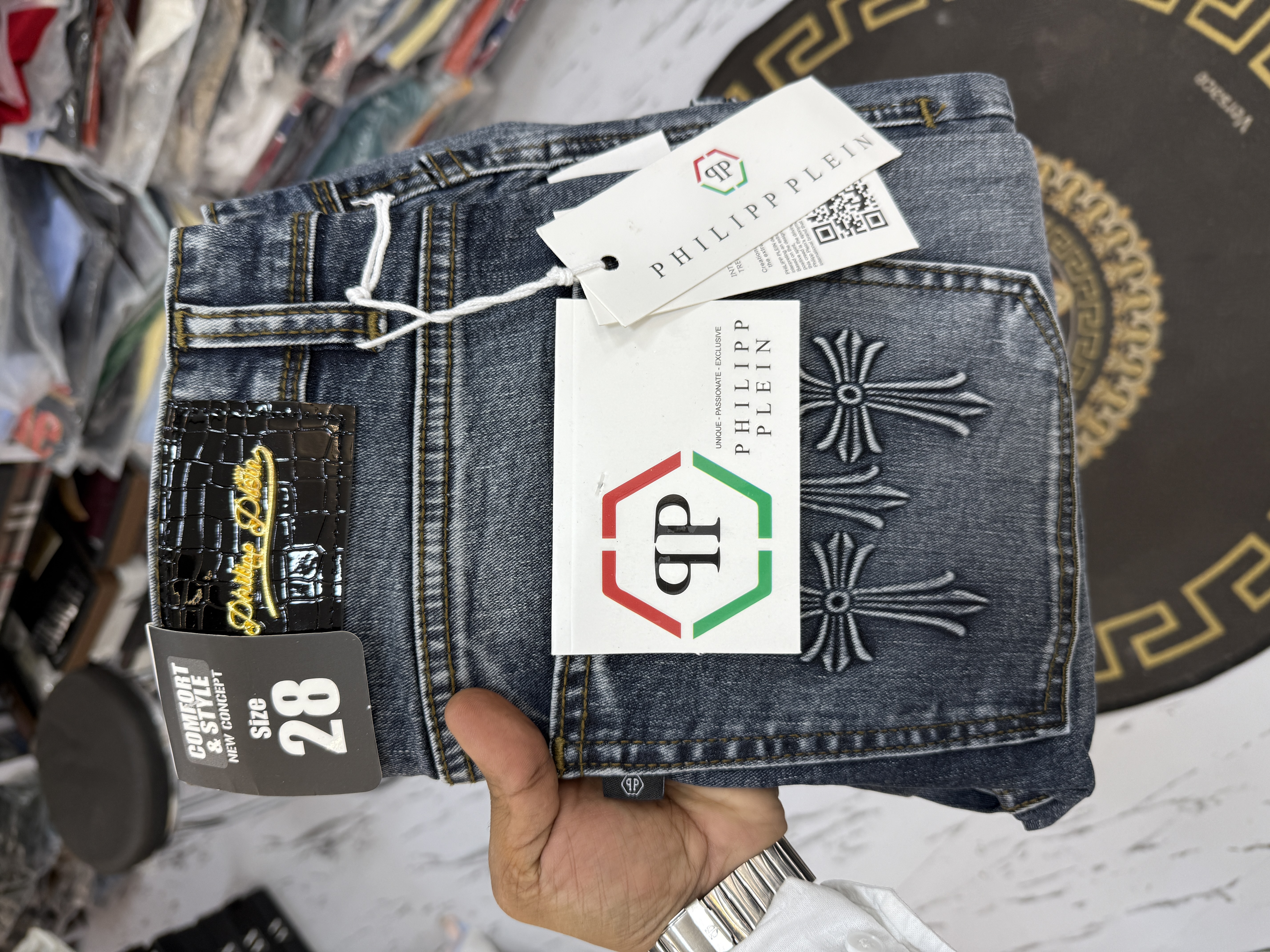 PP IMPORTED STRAIGHT FIT JEANS - LIGHT BLUE View 2