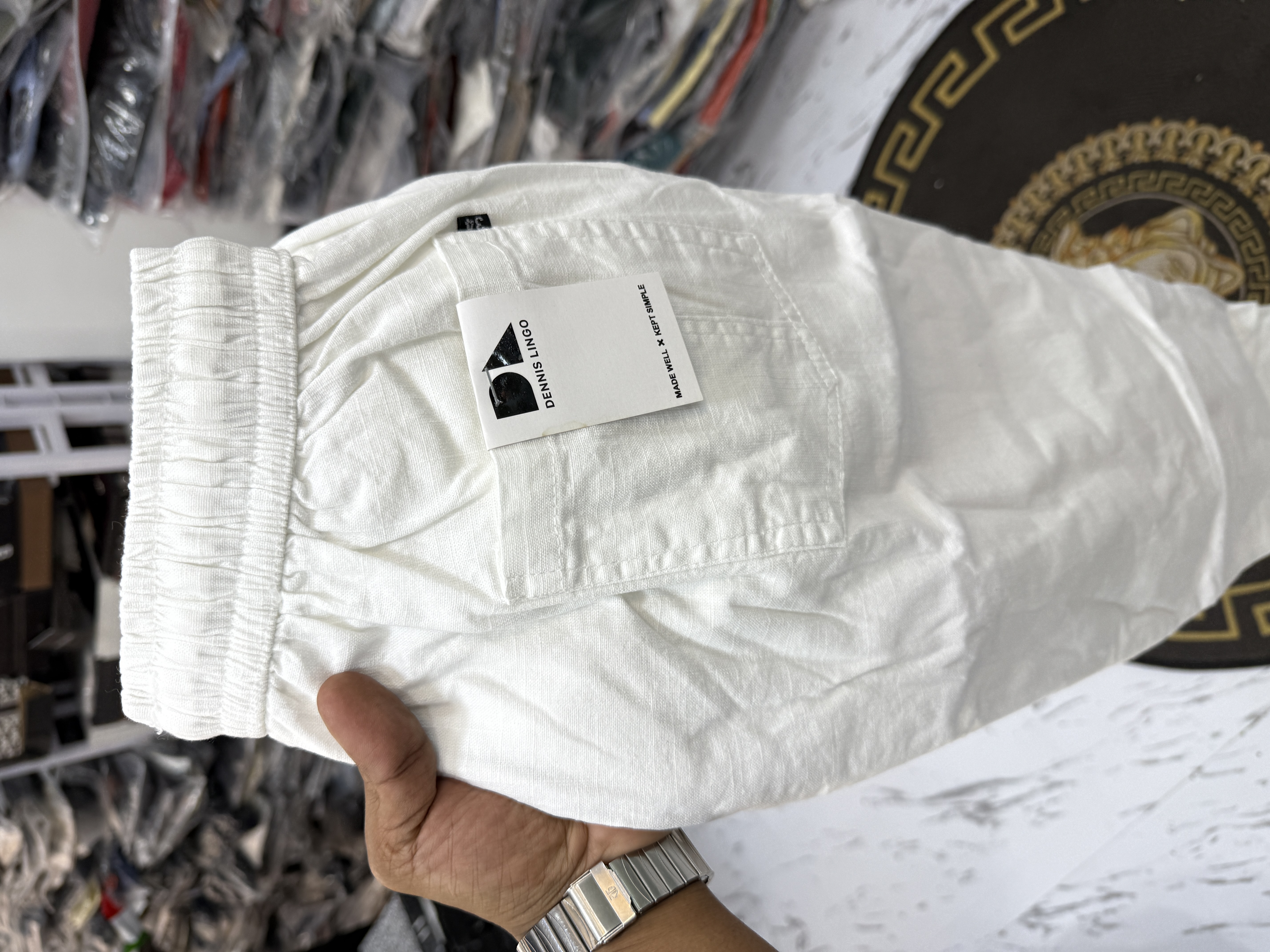 DENNIS LINEN PANT Hover