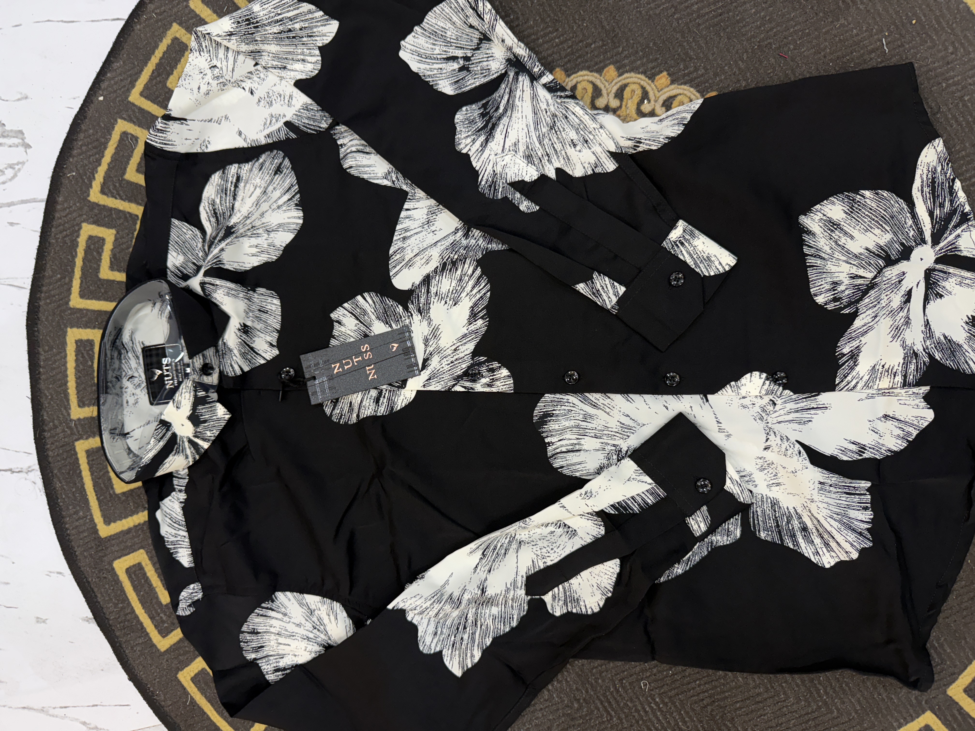 NUTS KOREAN SHIRT PL - Black View 2