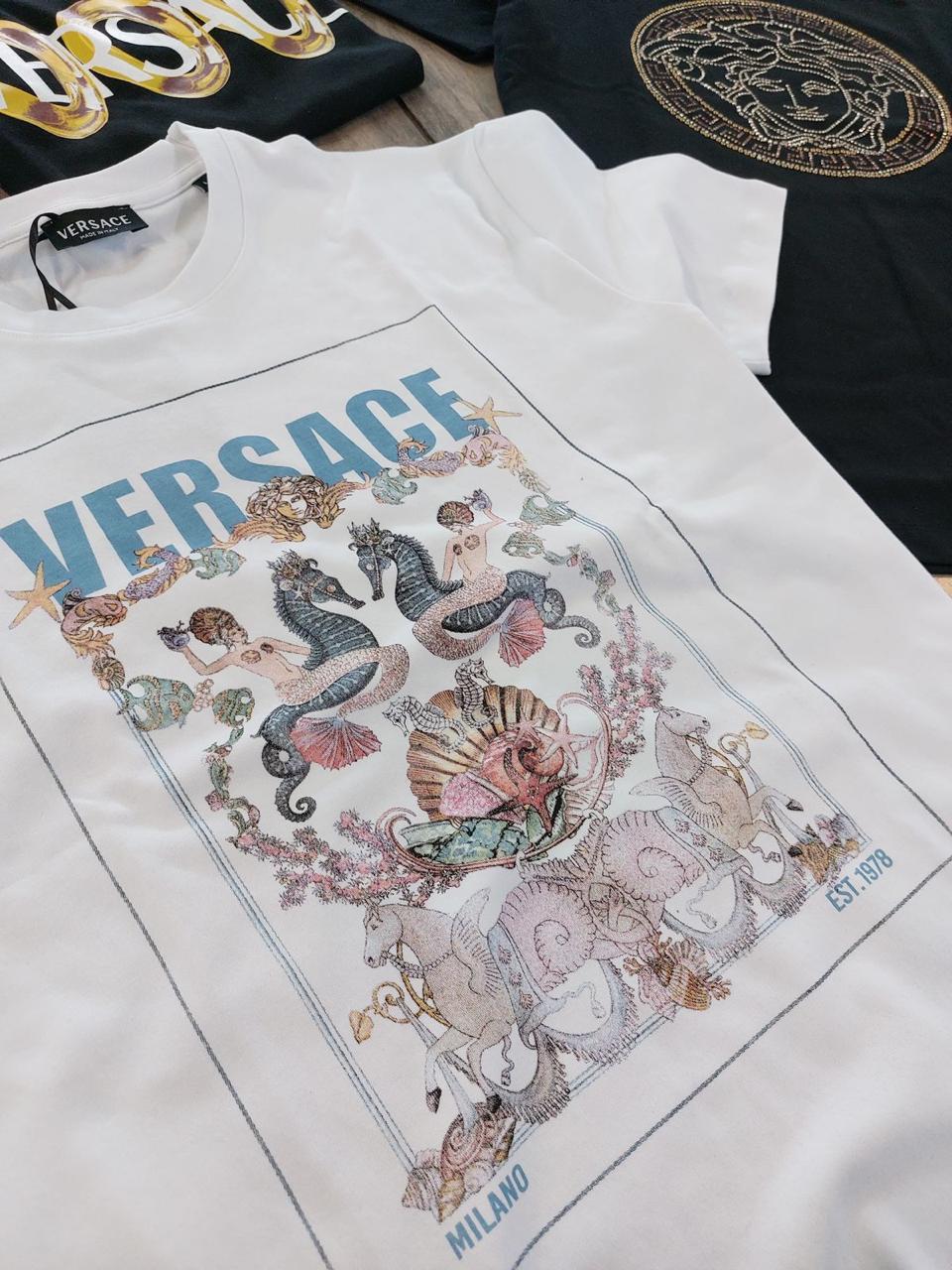 VERSANE ROUND NECK T-SHIRT S02715 Hover