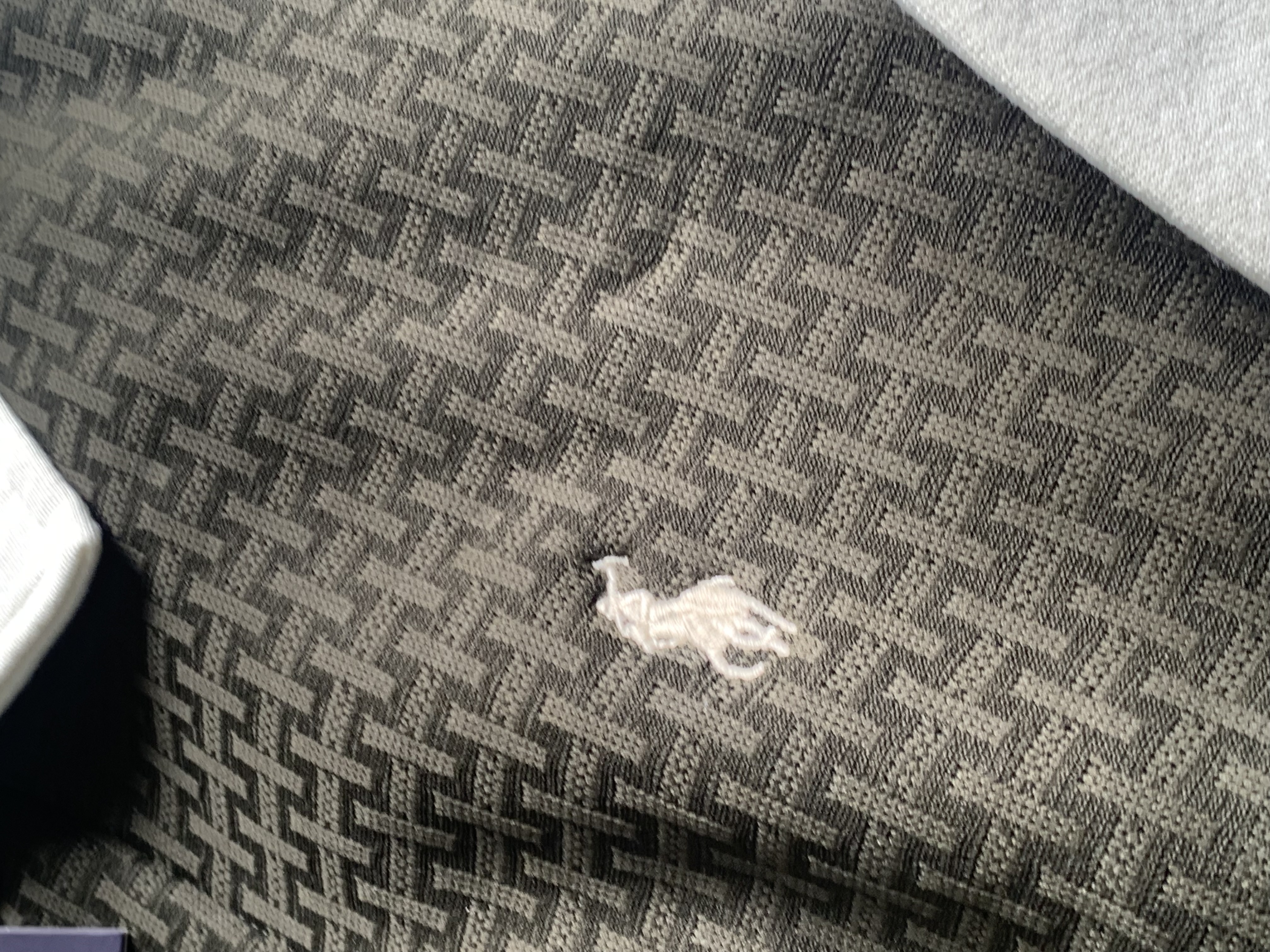 POLO NECK FULL SLEEVE T-EHIRT - green View 2