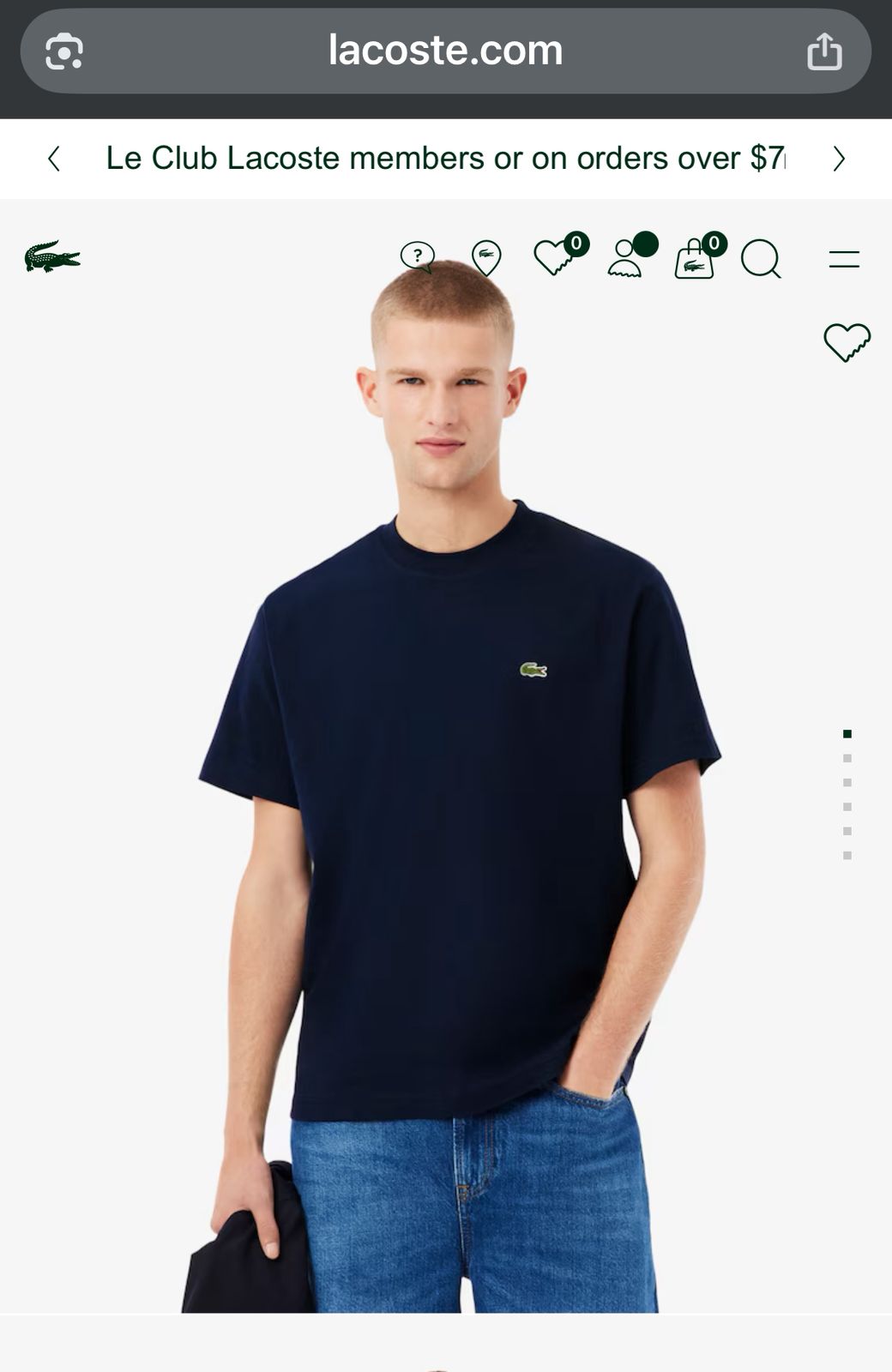 LACOSNE T-SHIRT HJ Hover