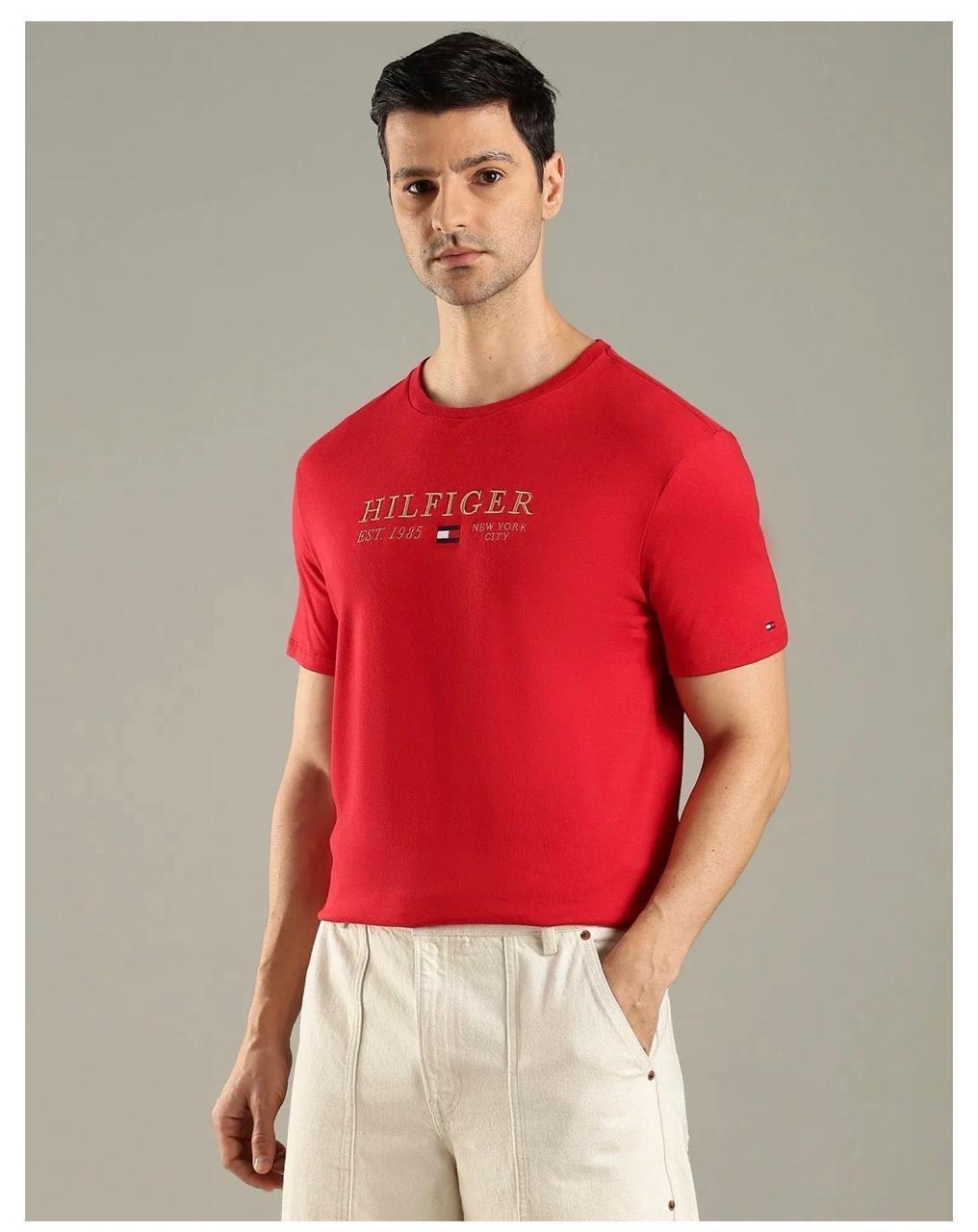 TOMMY HIL REGULAR FIT T-SHIRT ER - Orange Hover