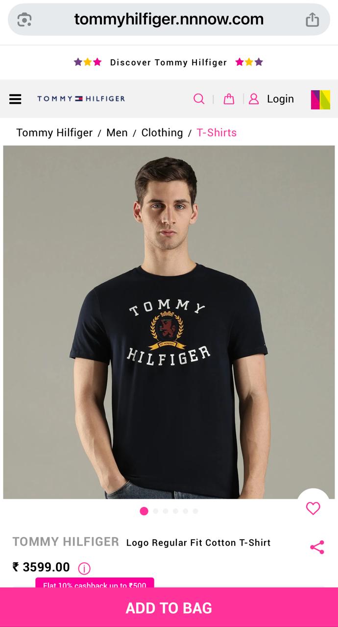 TOMMY HIL REGULAR FIT T-SHIRT Hover