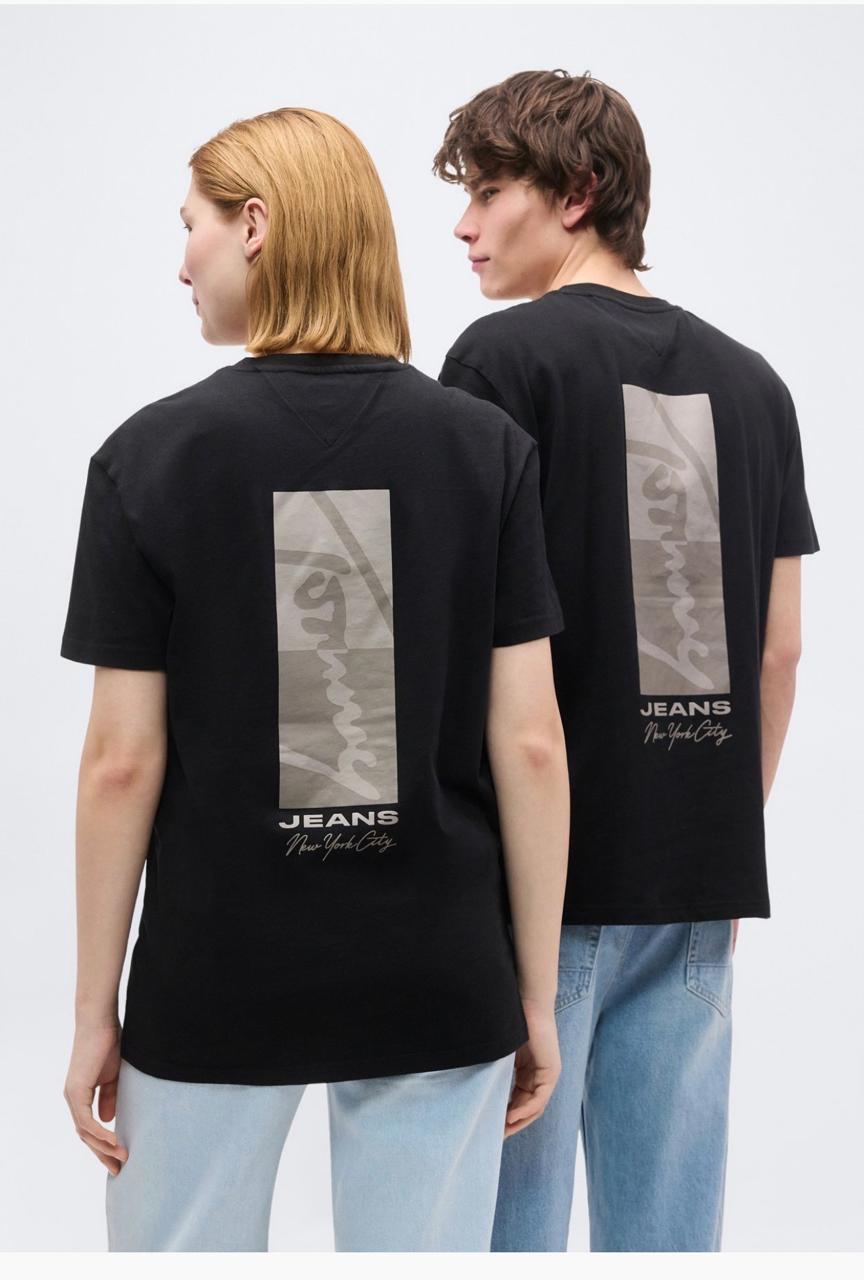 TOMMY HIL REGULAR FIT T-SHIRT 563 - Black Hover