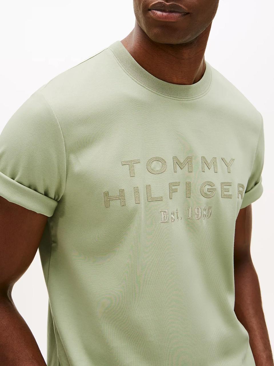 TOMMY HIL PREMIUM REGULAR FIT T-SHIRT BN - green View 2