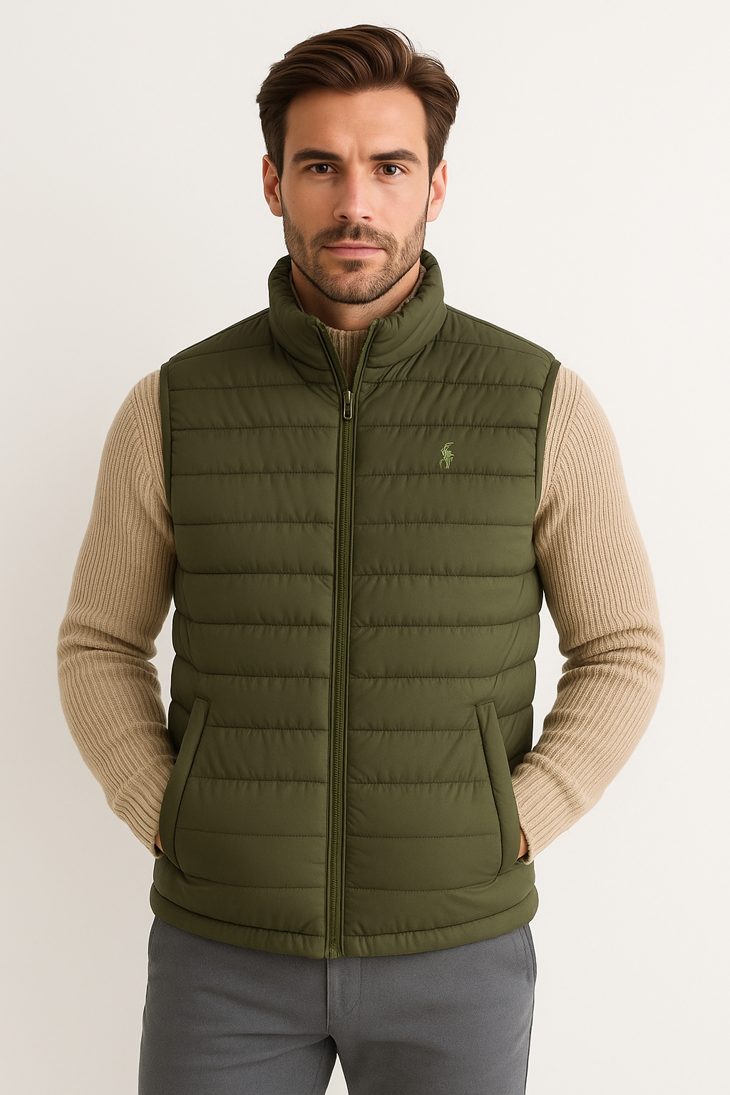 RL POLO PUFFER JACKET HGg - green View 1