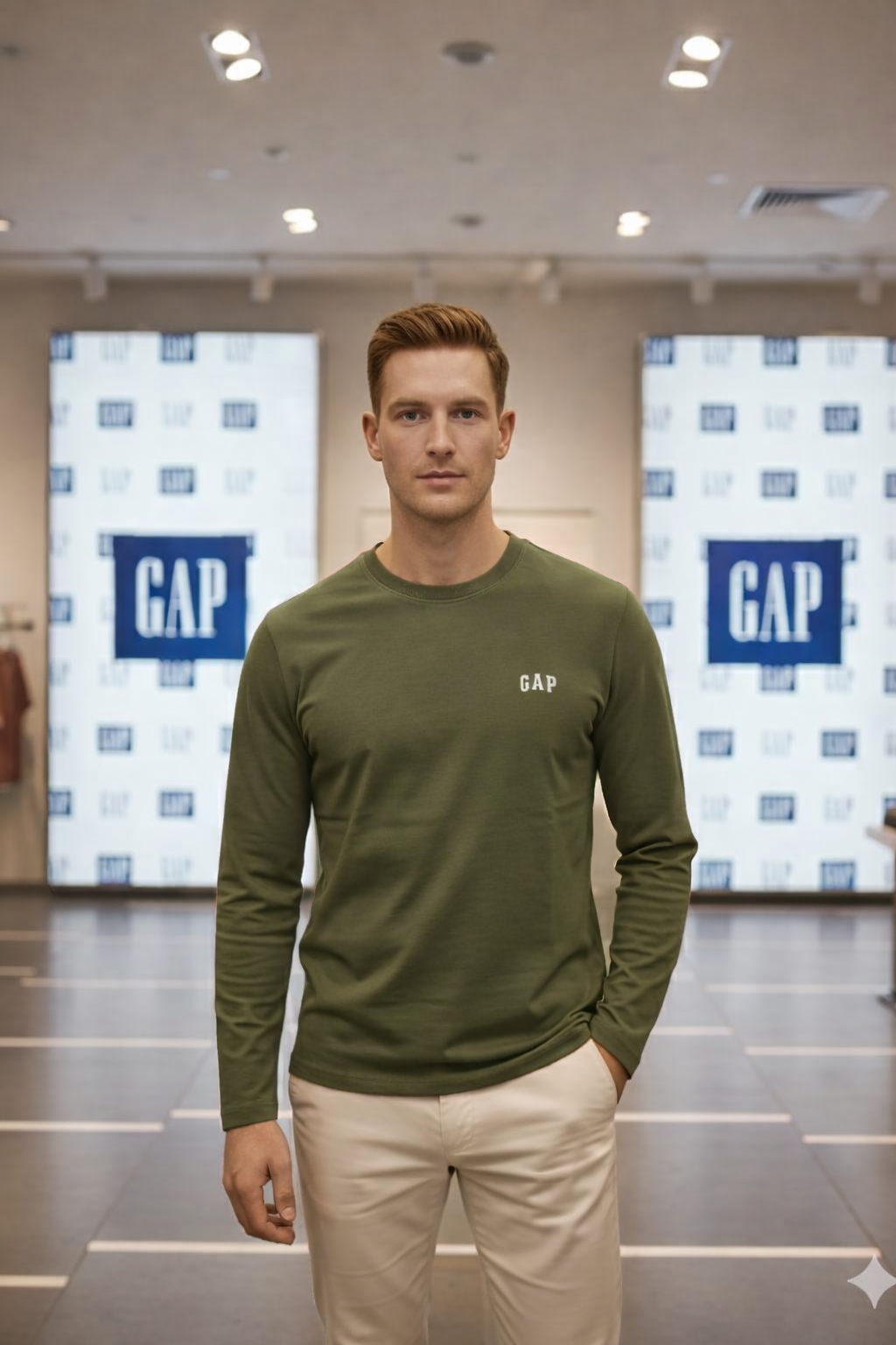 GAR FULL SLEEVE T-SHIRT - green View 1