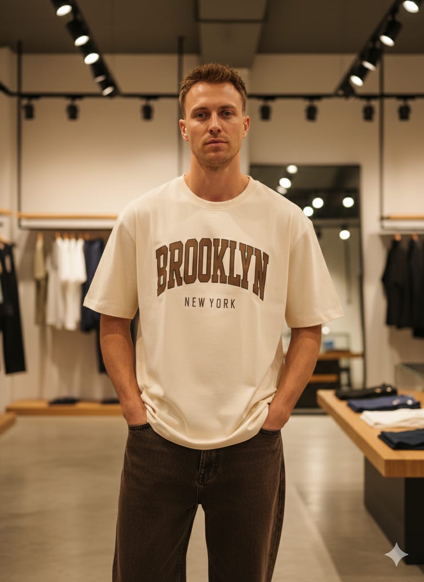 BROOKLYN DROP SHOULDER T-SHIRT