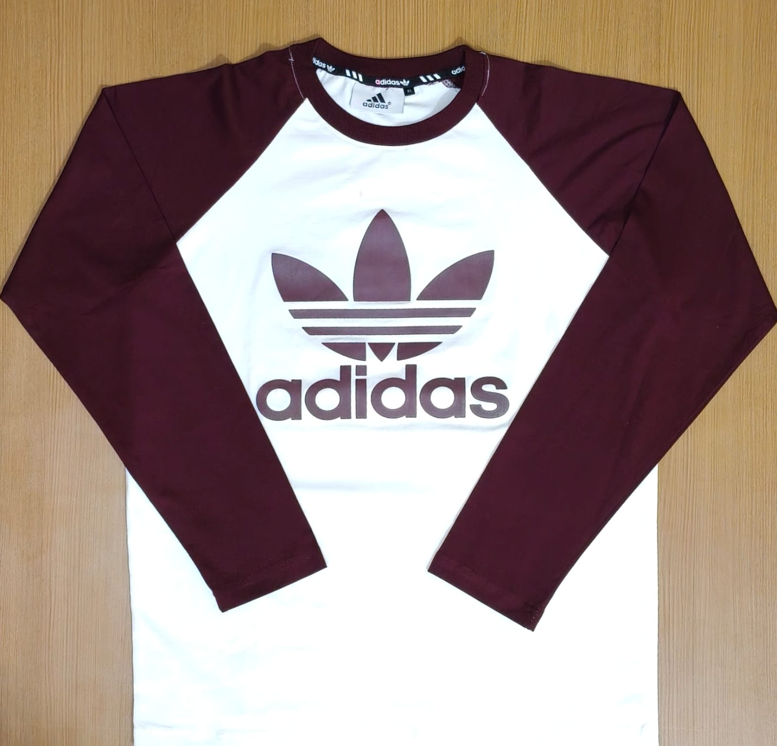 ADIBAS FULL SLEEVE 1454 - WINE View 1