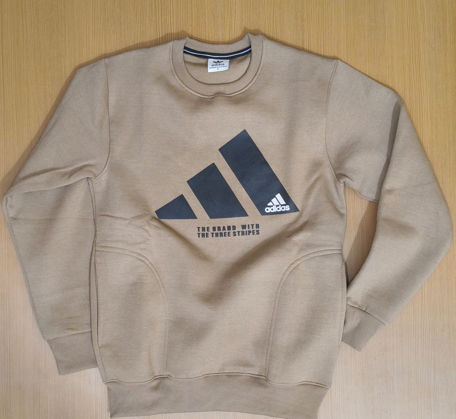 ADIBAS FULL SLEEVE 6898397 - Light Brown View 1