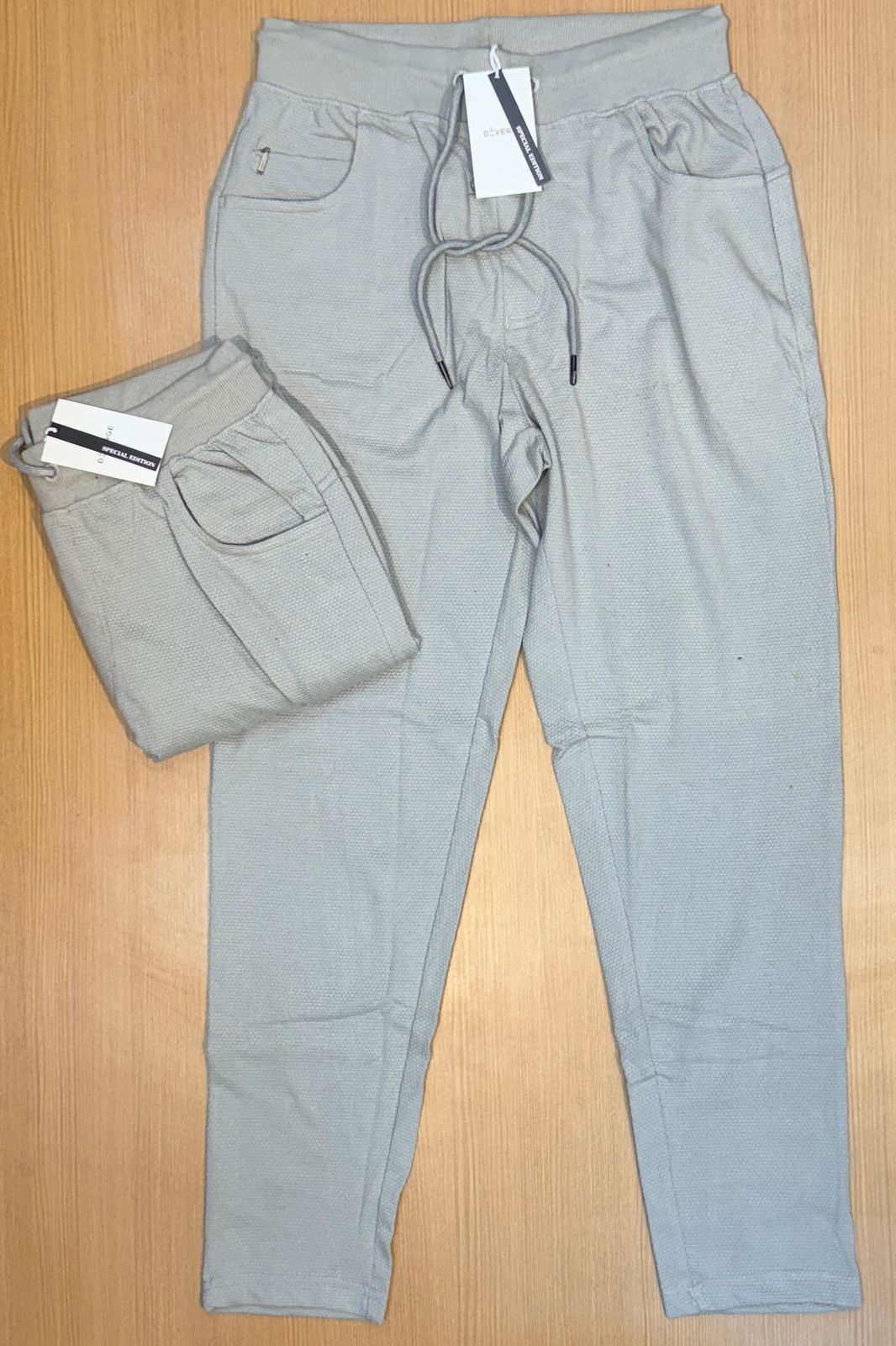 DIVERGE COTTON TRACKPANT5646 - GREY View 1