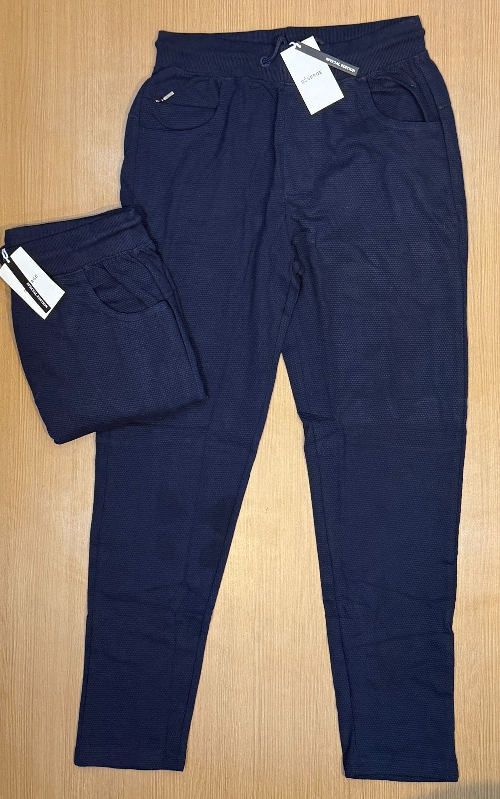 DIVERGE COTTON TRACKPANT5646 - Dark Blue View 1