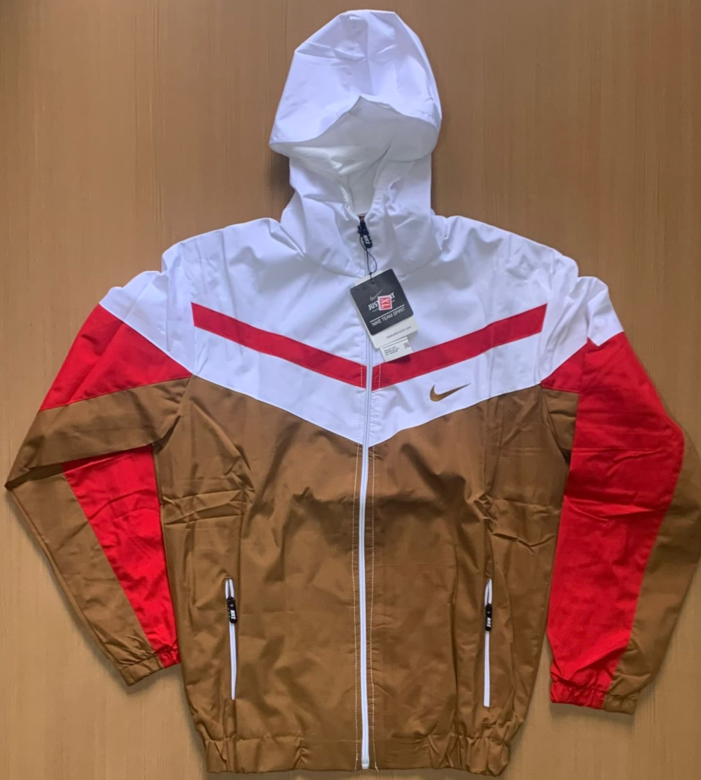 NIKE JACKET BSNZ - Brown View 1