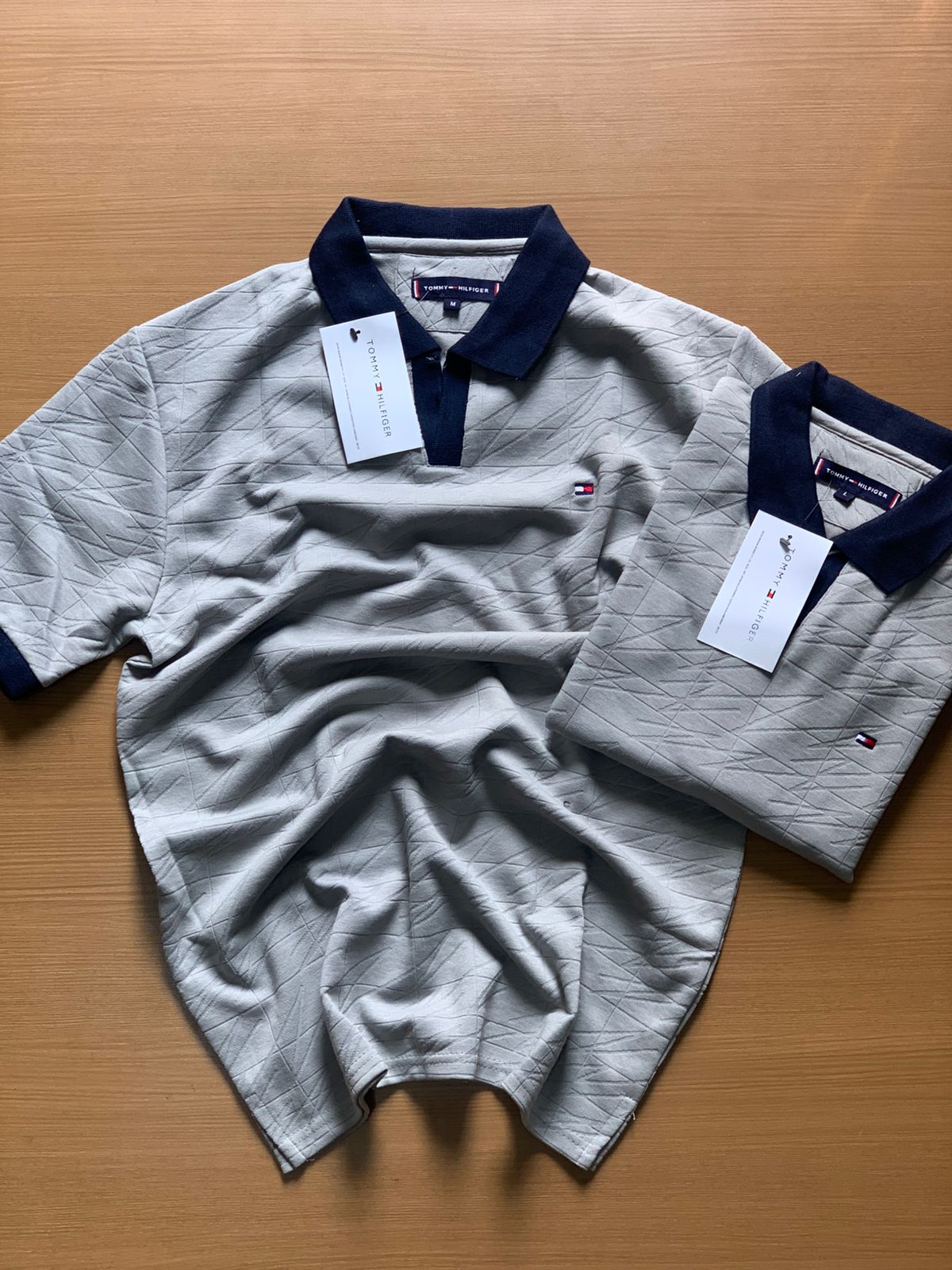 TONNY POLO NECK T-SHIRT V - GREY View 1