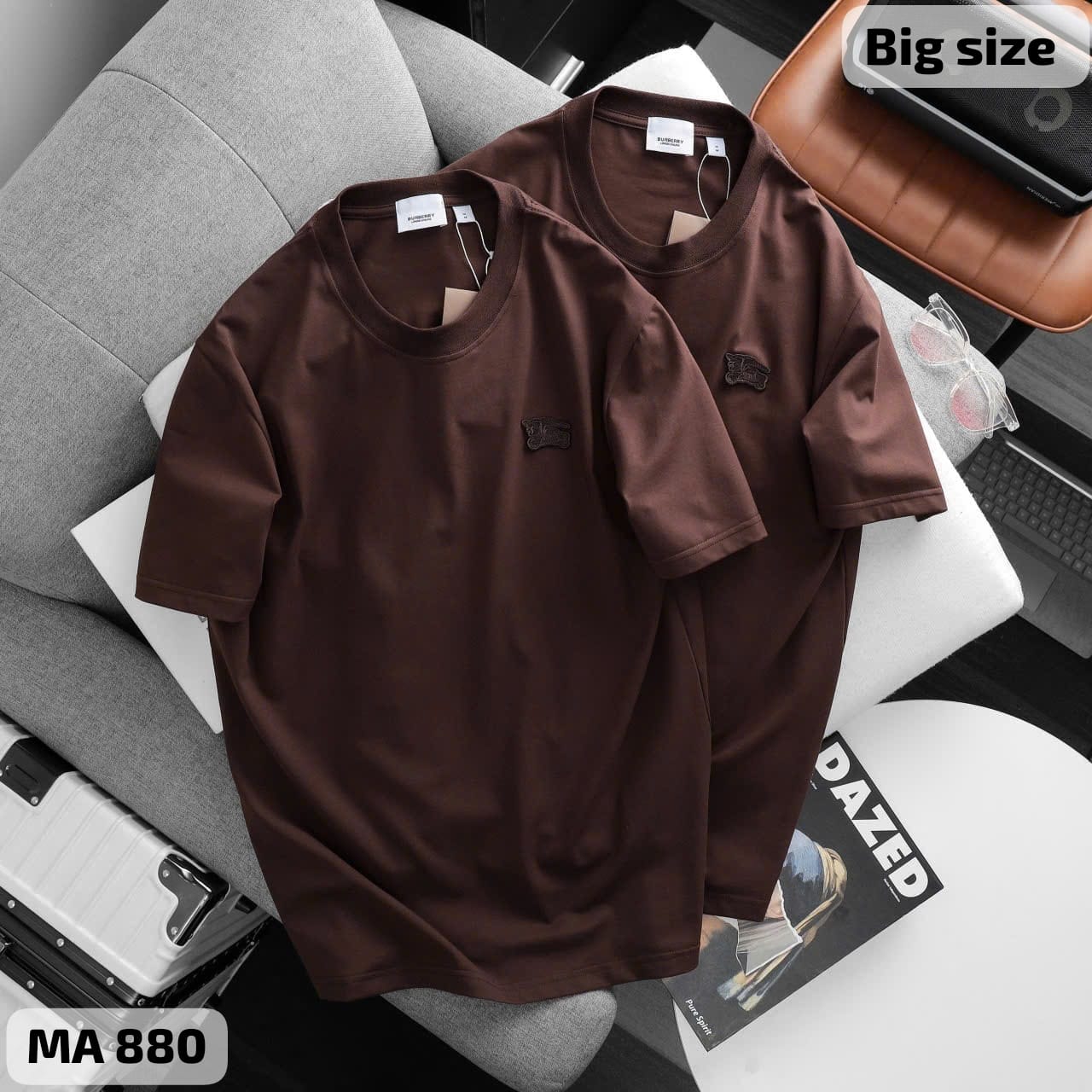 BURBENNY ROUND NECK T-SHIRT V