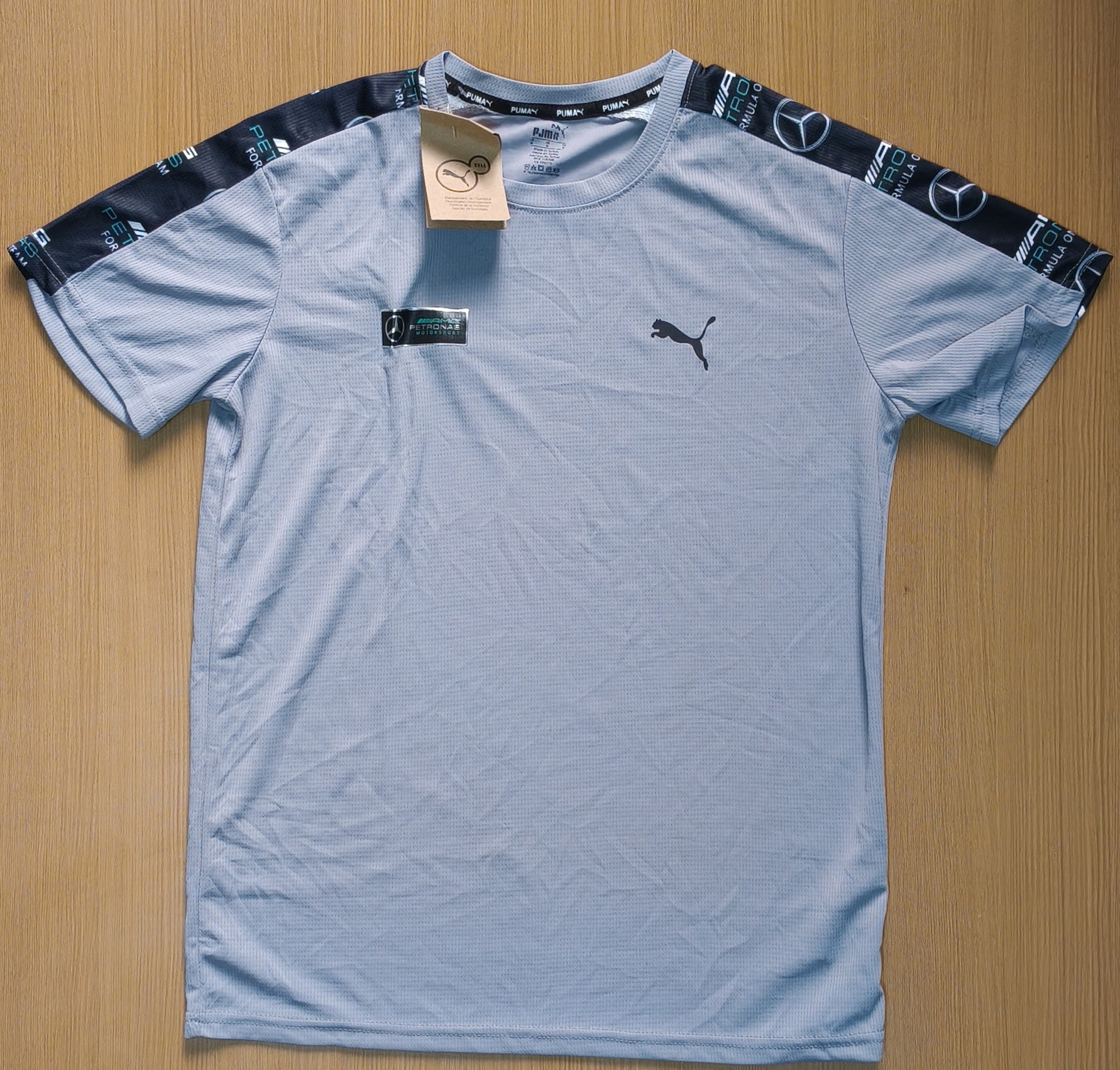 PUNA ROUND NECK T-SHIRT MSNS - LIGHT BLUE View 1