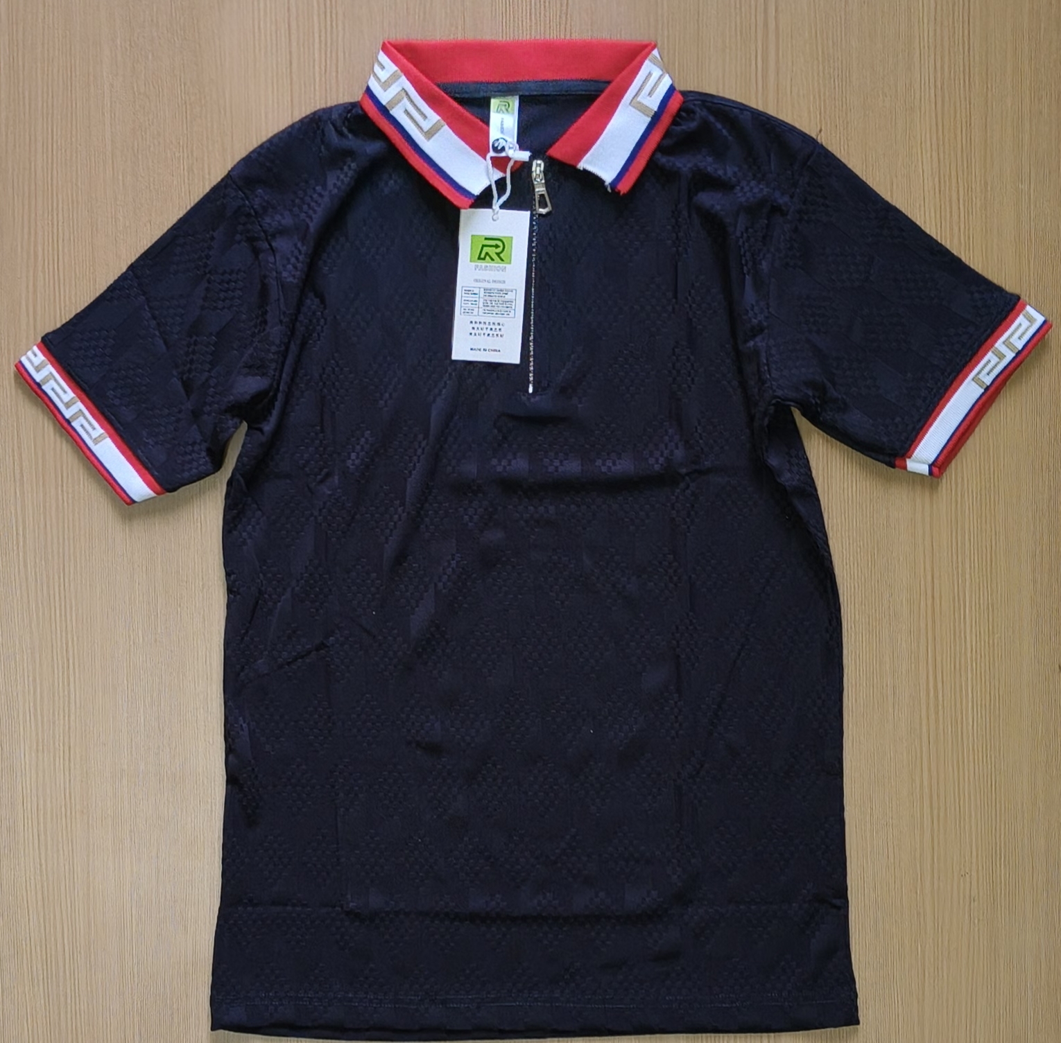 IMP POLO NECK T-SHIRT BC - Black View 1