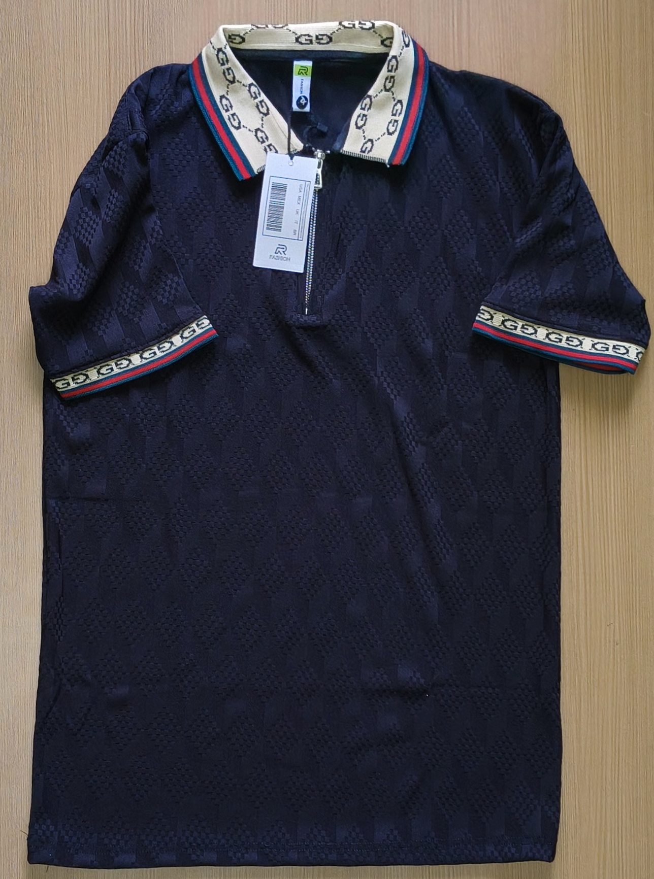 IMP POLO NECK T-SHIRT BCVH - Black View 1