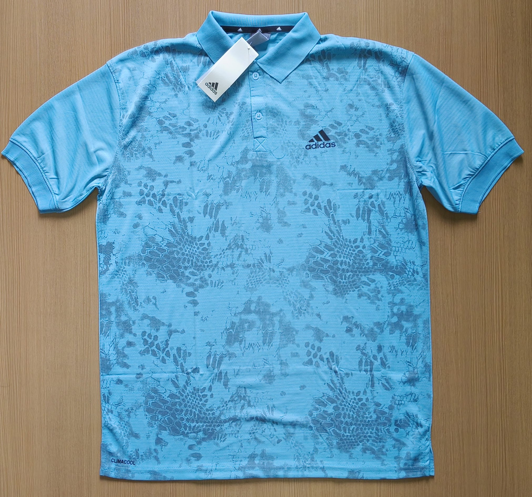 ADIDIS POLO NECK T-SHIRT JCJ - Dark Blue View 1