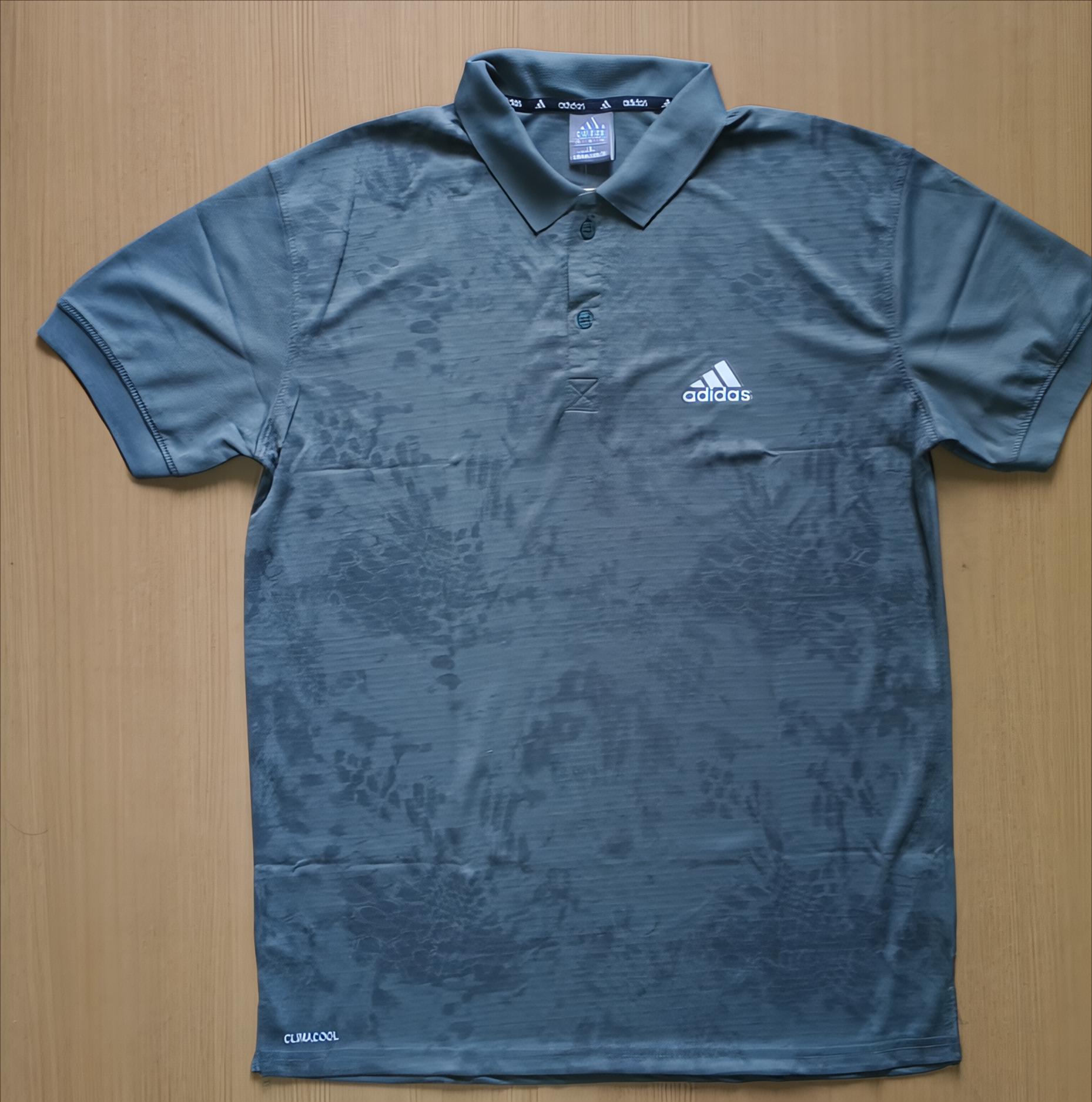 ADIDIS POLO NECK T-SHIRT JCJ - GREENISH View 1