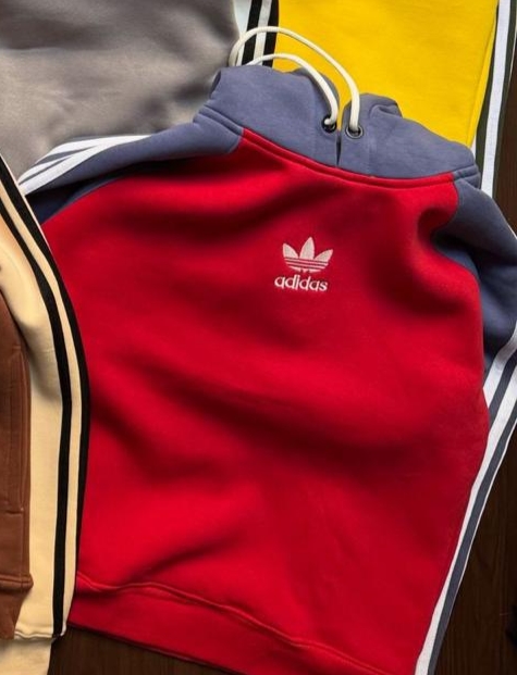 ADIDIS HOODIE B - Red View 1