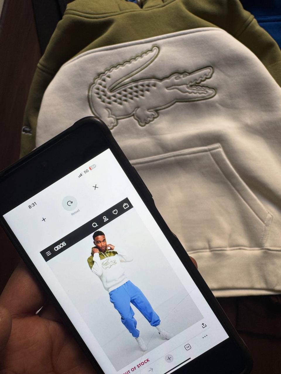 LACOSNE HOODIE CFGG - LIGHT CREAM View 1