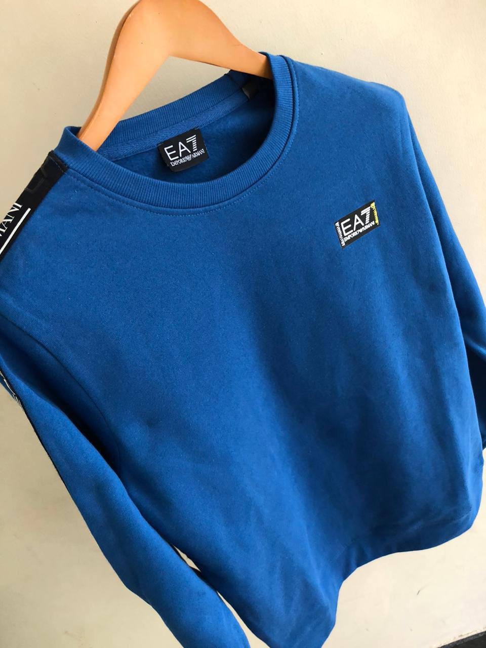 ARMANI ENCHNAGE SWEATSHIRT NDMM - Blue View 1