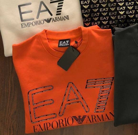 ARMANI ENCHNAGE SWEATSHIRT NDMM - Orange View 1