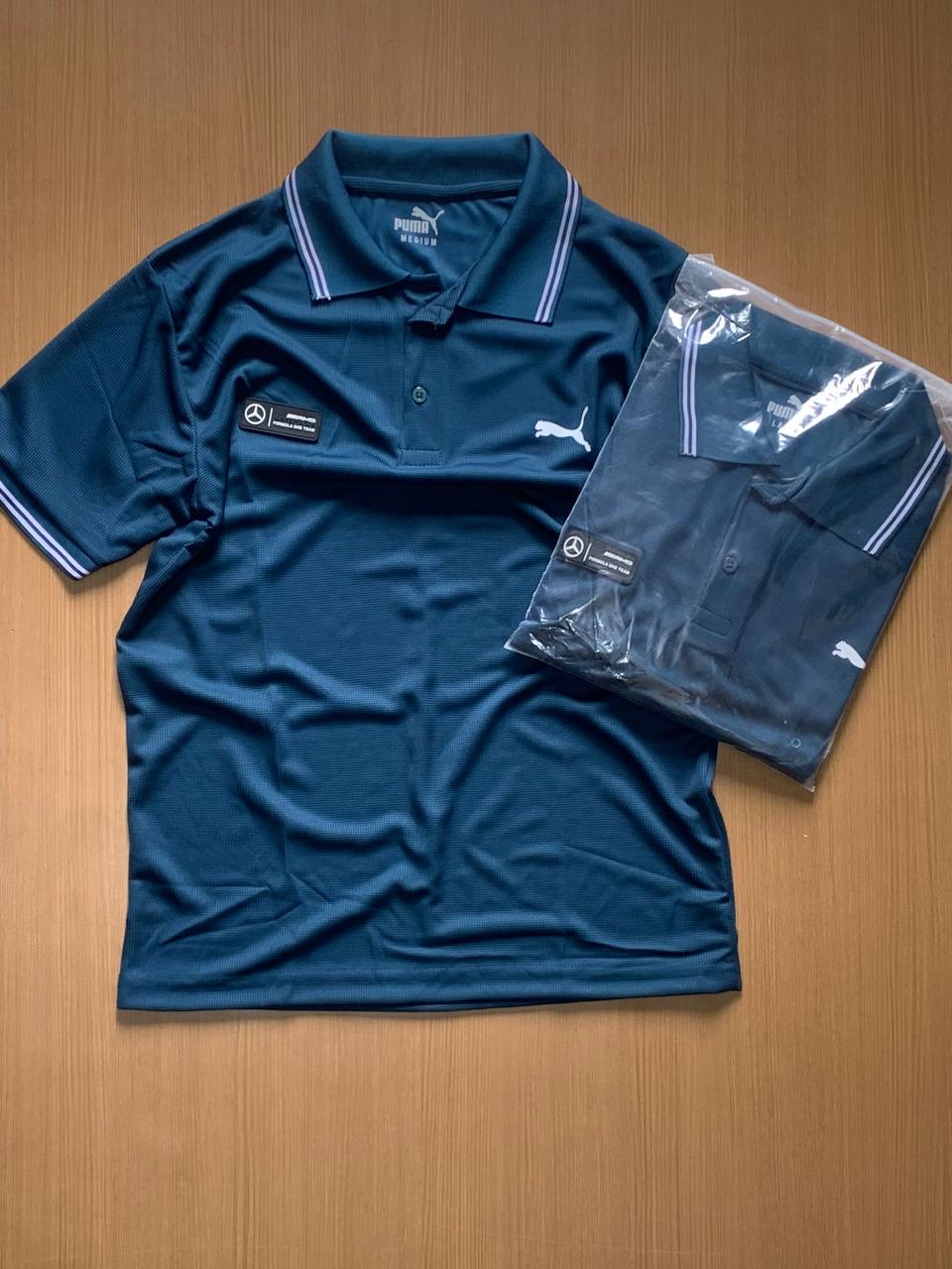 PUNA POLO NECK T-SHIRT  PL - Peacock colour View 1