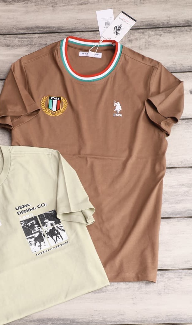 Uspa Round Neck Tshirt U-3333