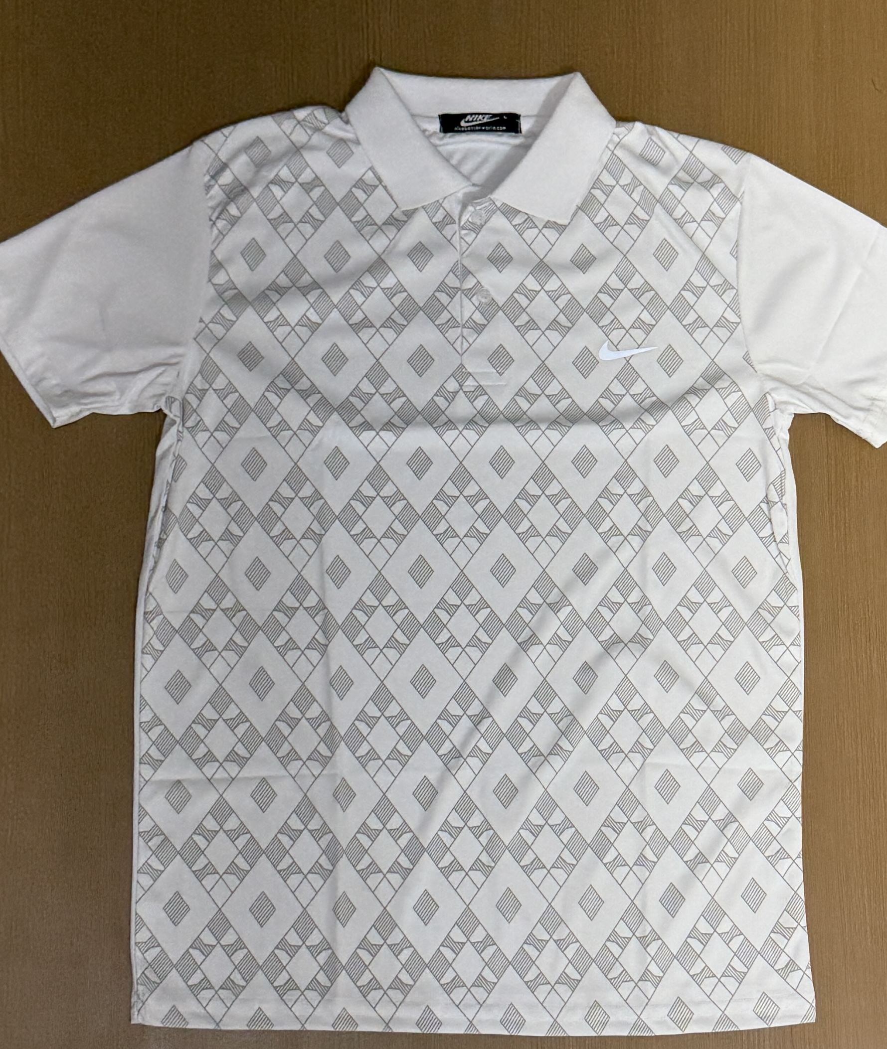 NIKF DRIFIT POLO TEES - White View 1