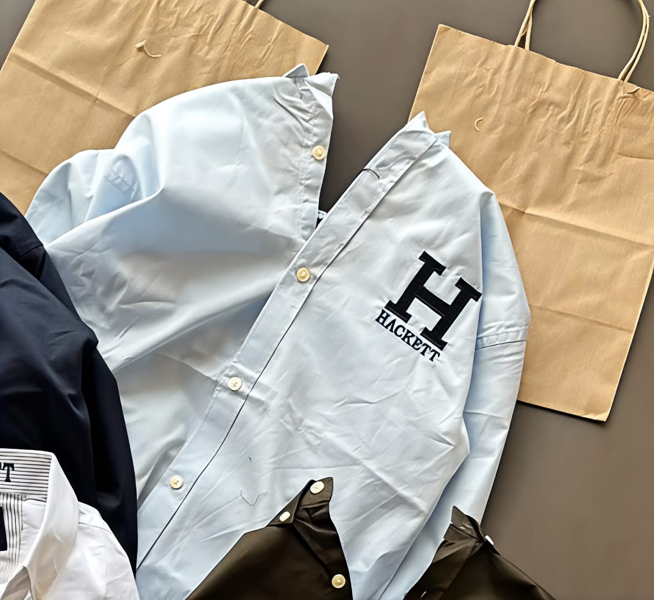 HACKITT SHIRT GG - SKY BULE View 1