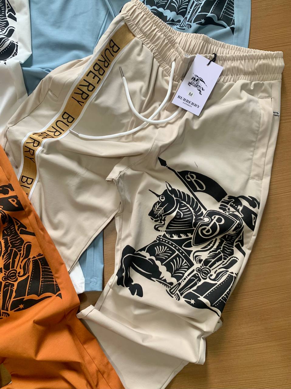 BURBENNY TRACKPANT HH - LIGHT CREAM View 1