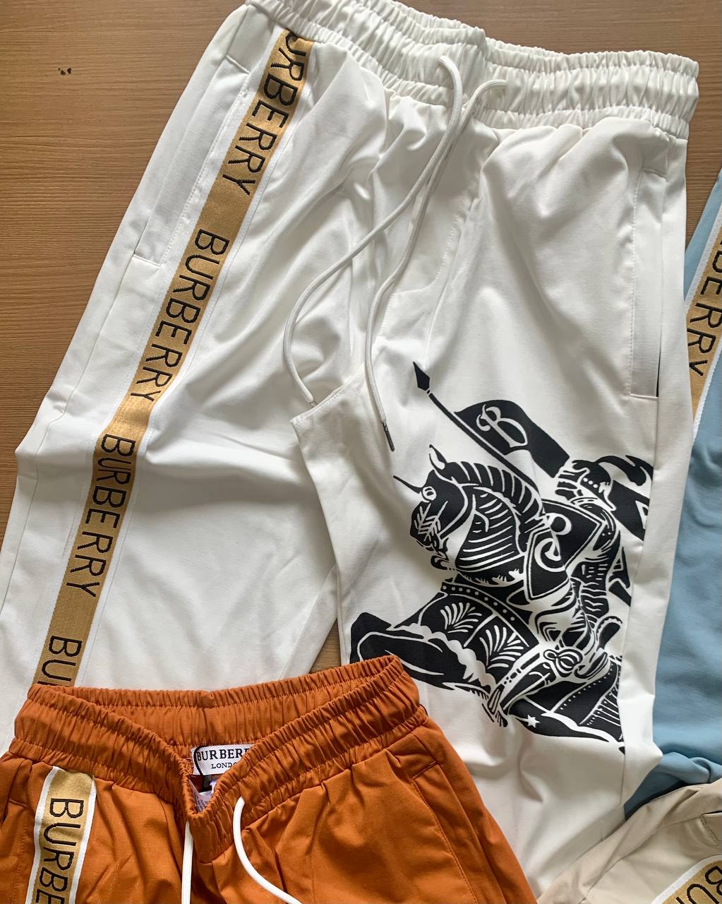 BURBENNY TRACKPANT HH - White View 1