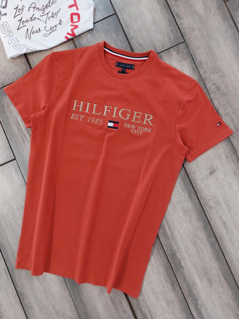 TOMMY HIL REGULAR FIT T-SHIRT ER - Orange