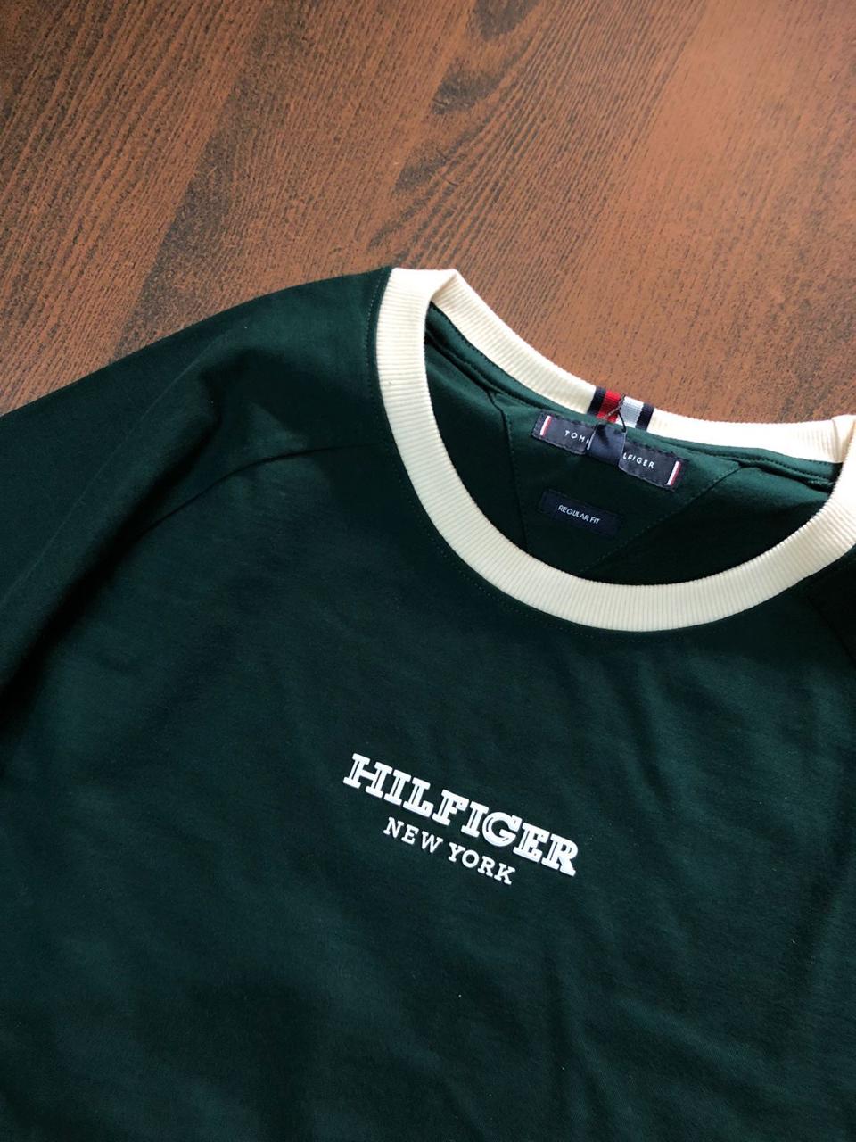 TOMMY HIL PREMIUM REGULAR FIT T-SHIRT CV